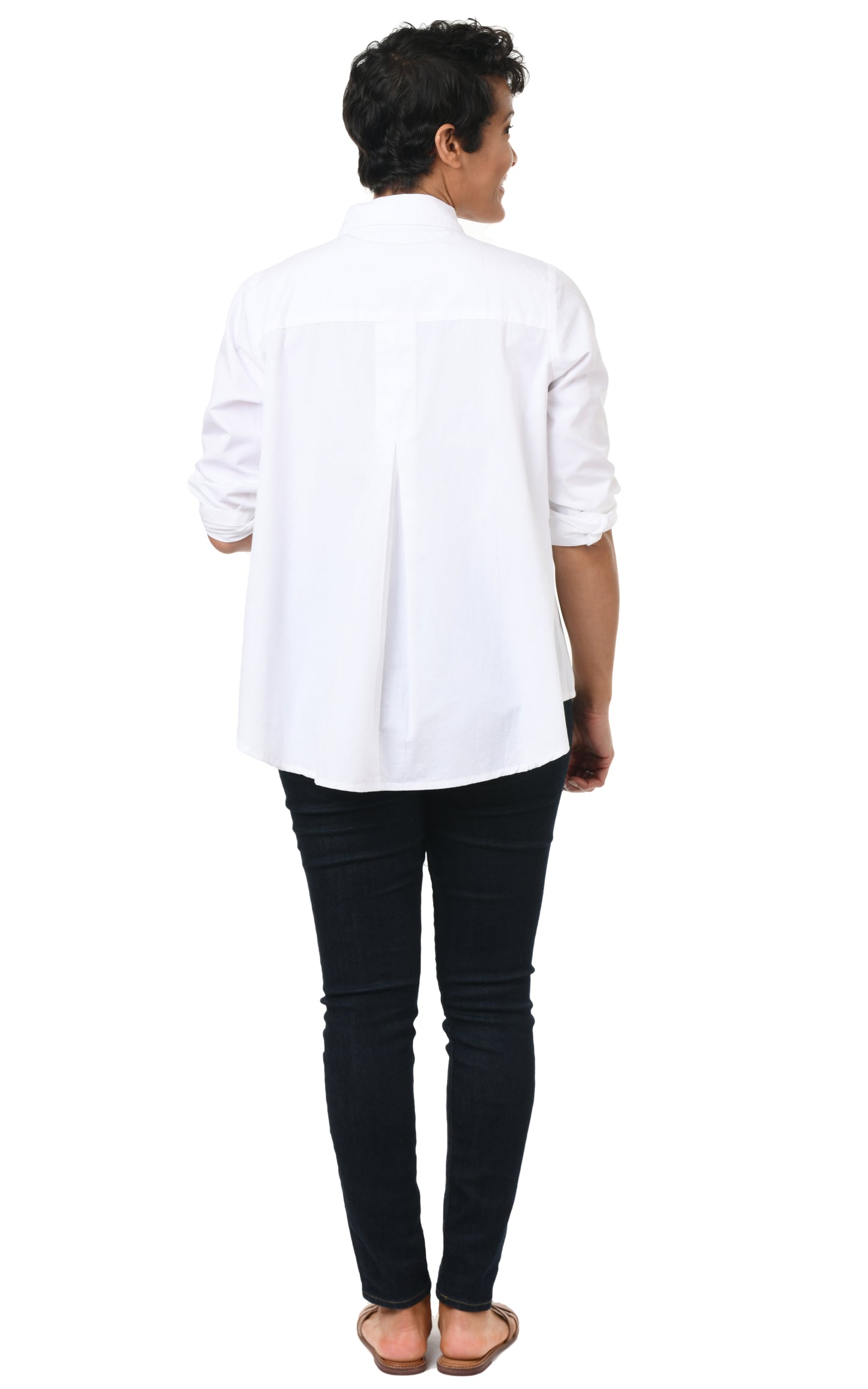 FINAL SALE SDC154 Marie Top in White*