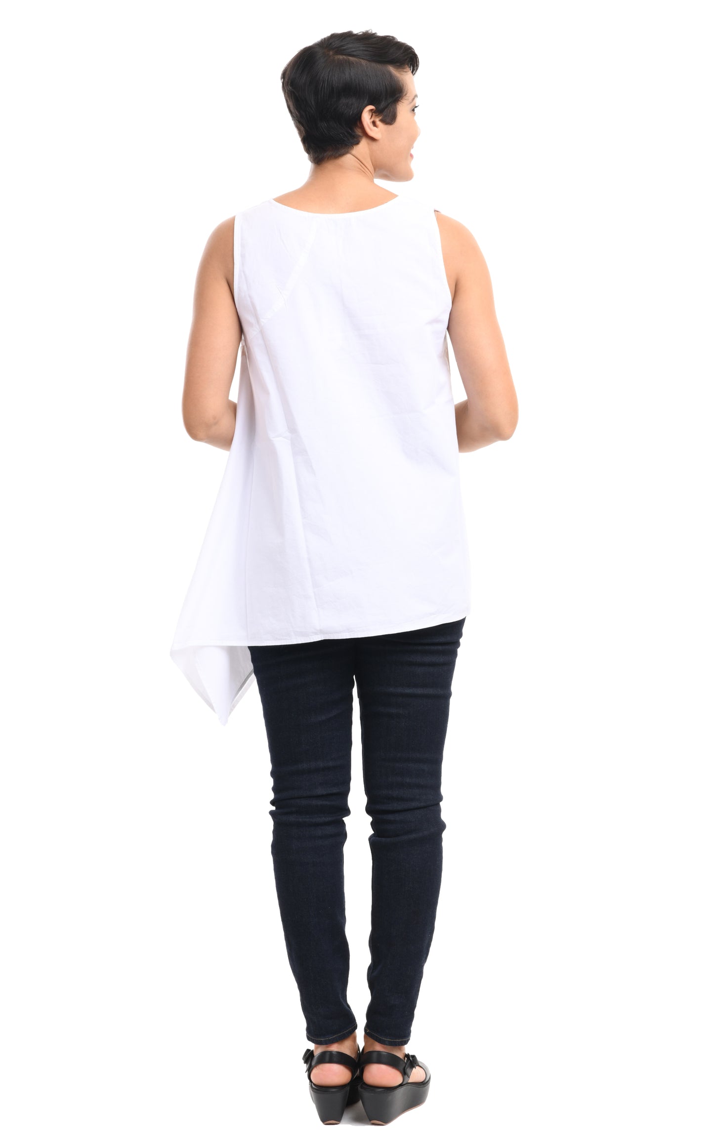FINAL SALE Santorini in White by Snapdragon & Twig*