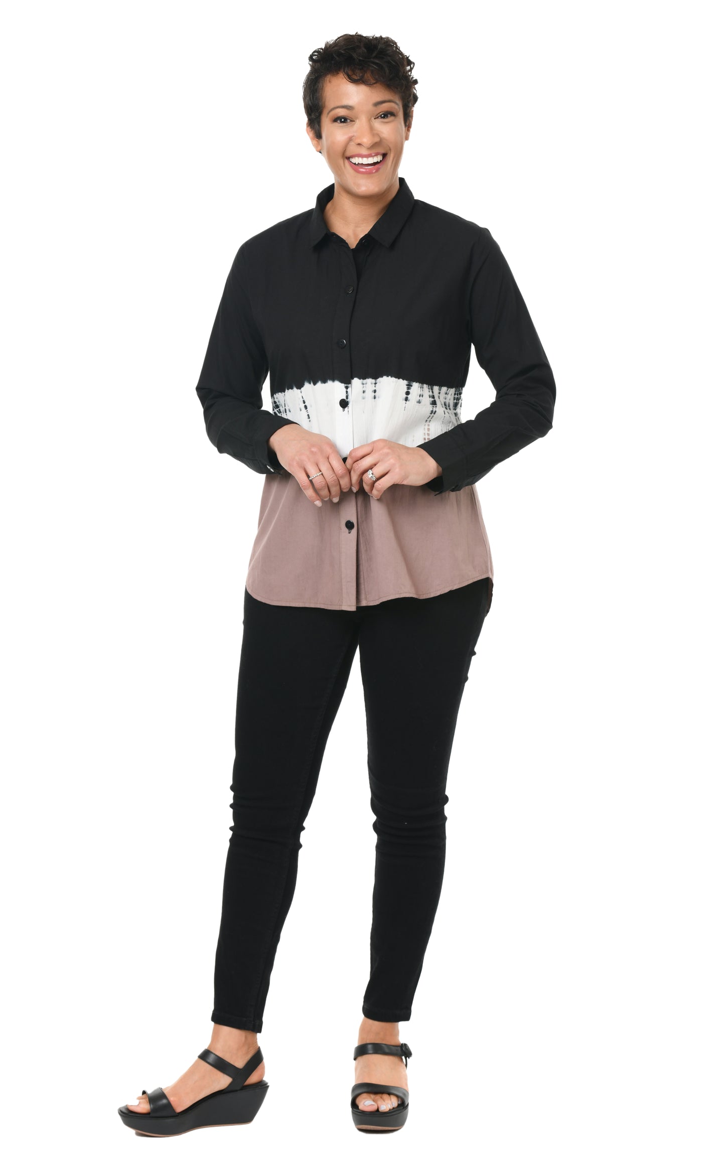 FINAL SALE SDC926 Brynn Top in Beachcomber Ombre*