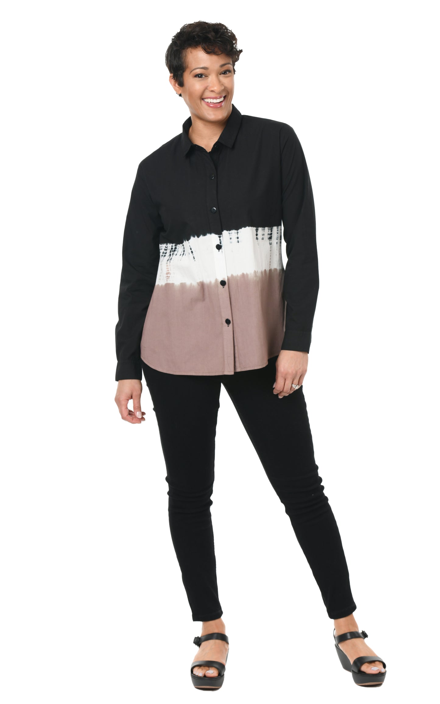 FINAL SALE SDC926 Brynn Top in Beachcomber Ombre*