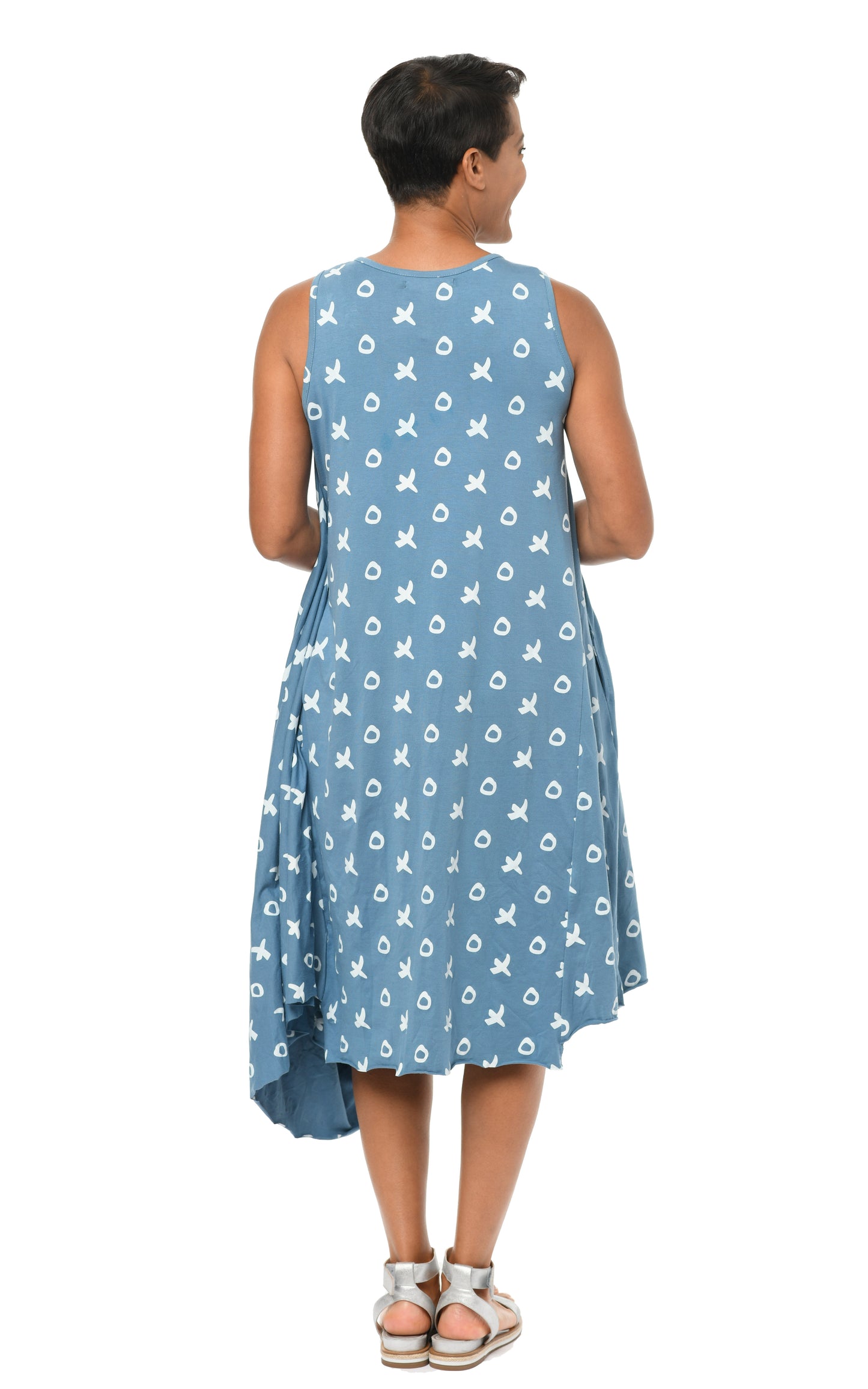FINAL SALE SDM624 Angelina Dress in Spa Blue XO*
