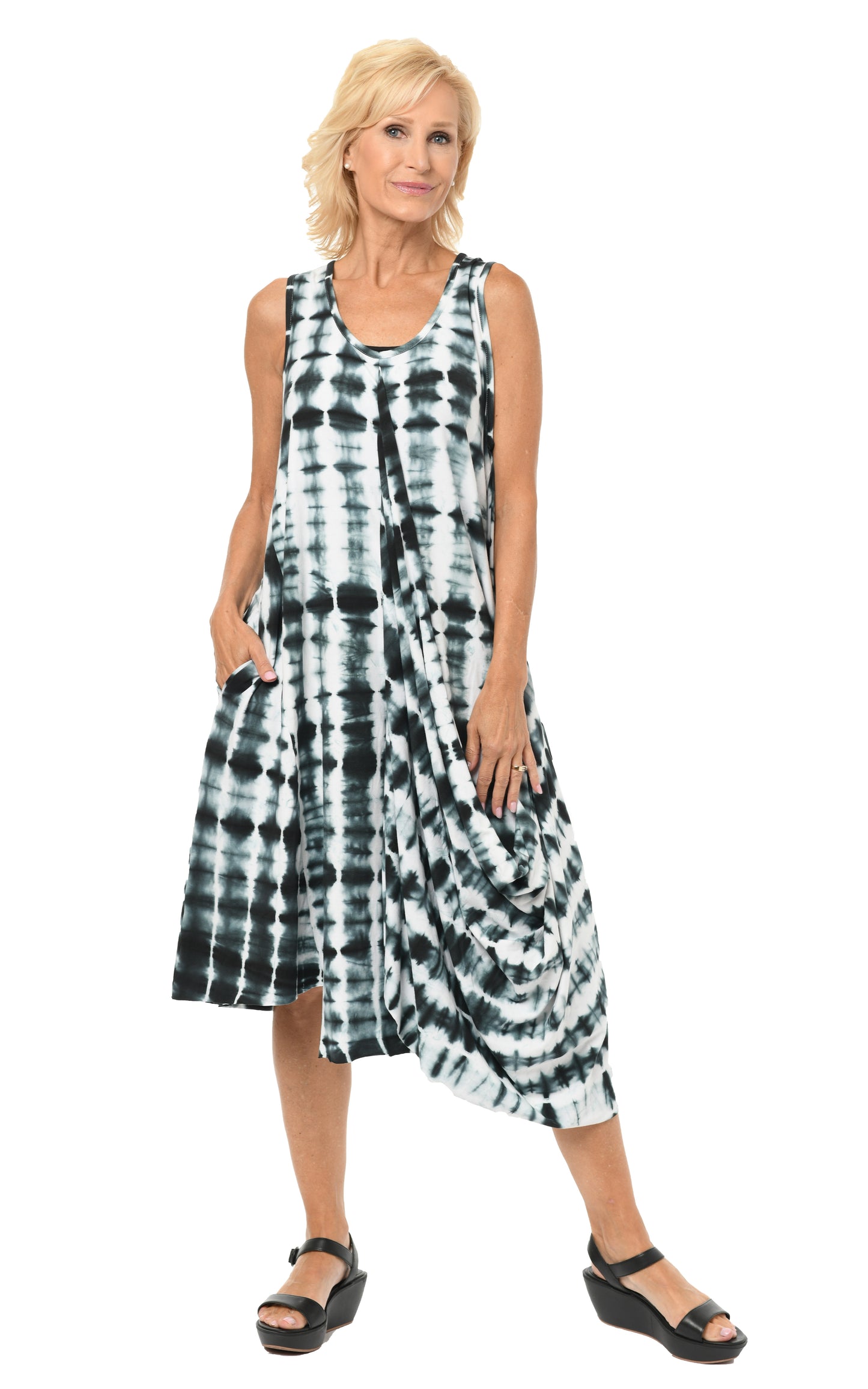 FINAL SALE SDM624 Angelina Dress in Thunder*