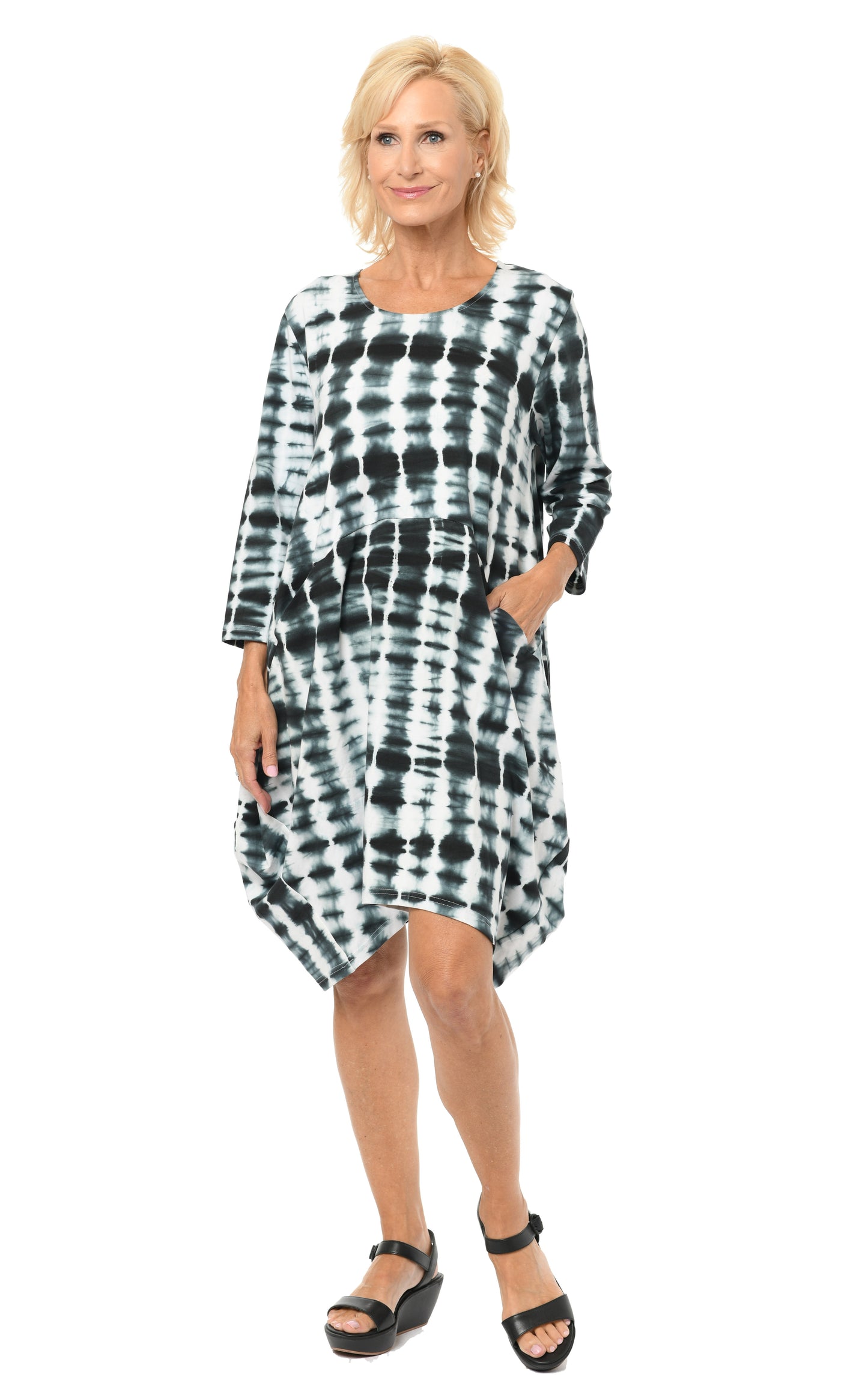 FINAL SALE SDM642 Leighton Dress in Thunder*
