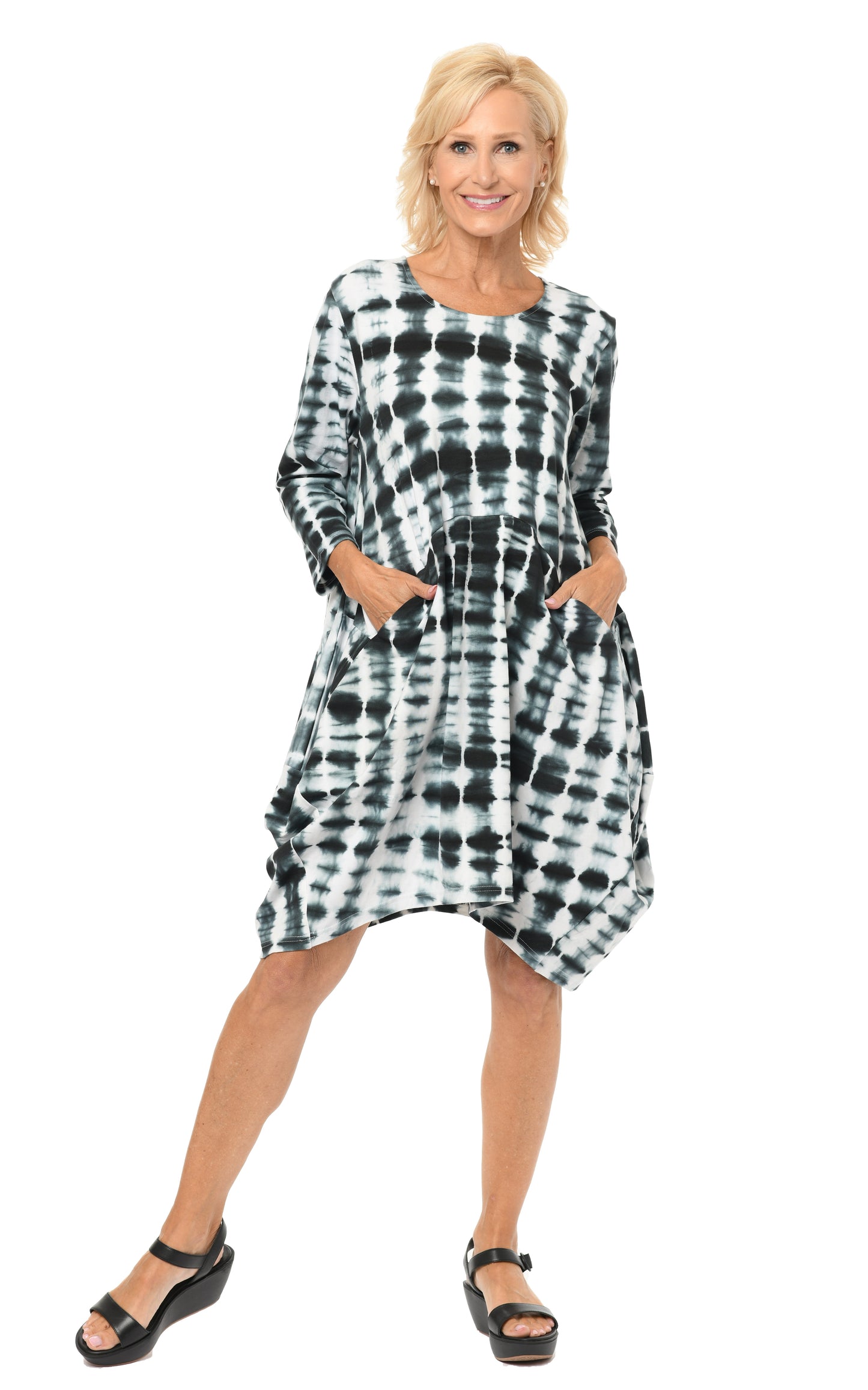 FINAL SALE SDM642 Leighton Dress in Thunder*