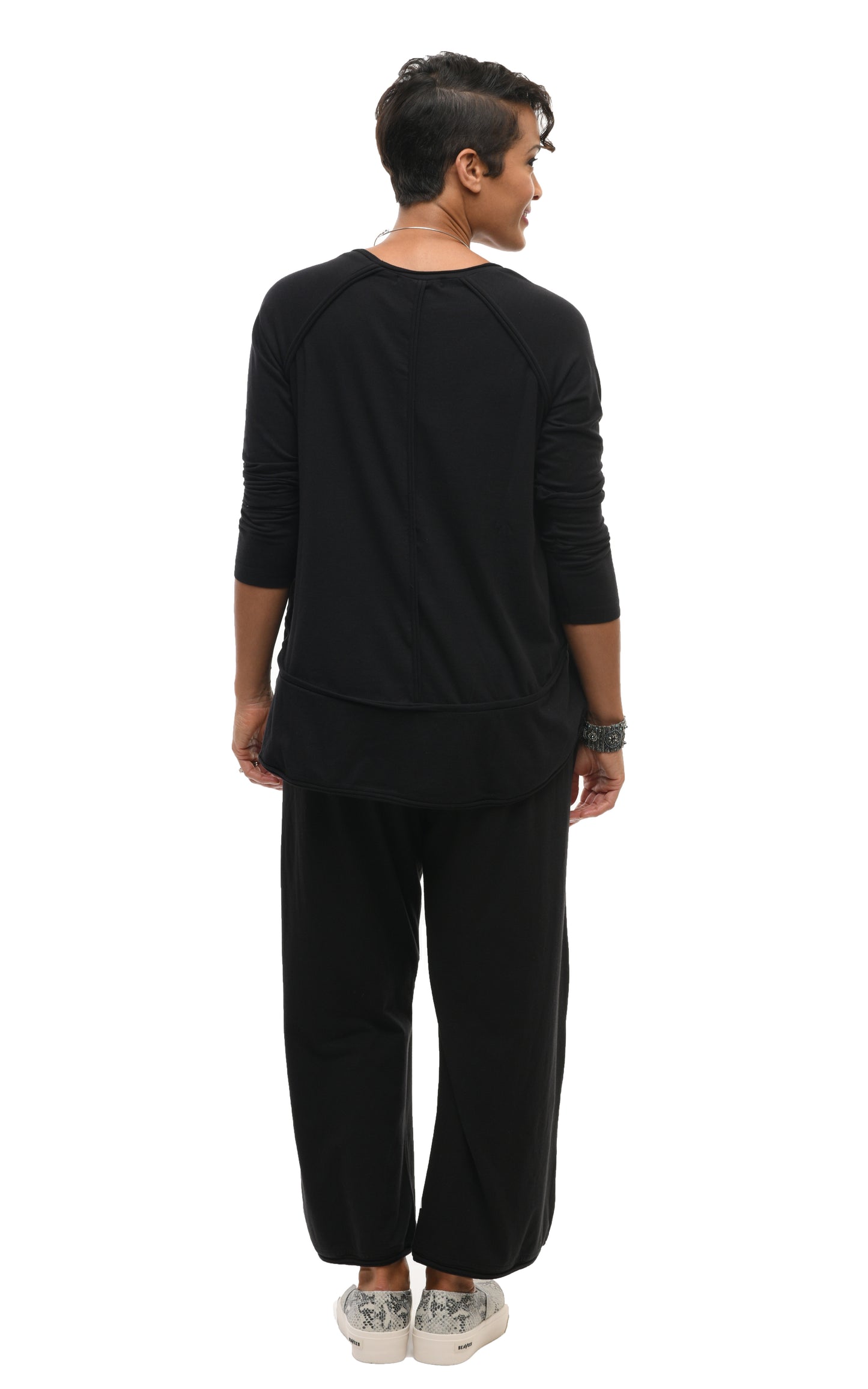 FINAL SALE SDM811 Presley Top in Black by Snapdragon & Twig*