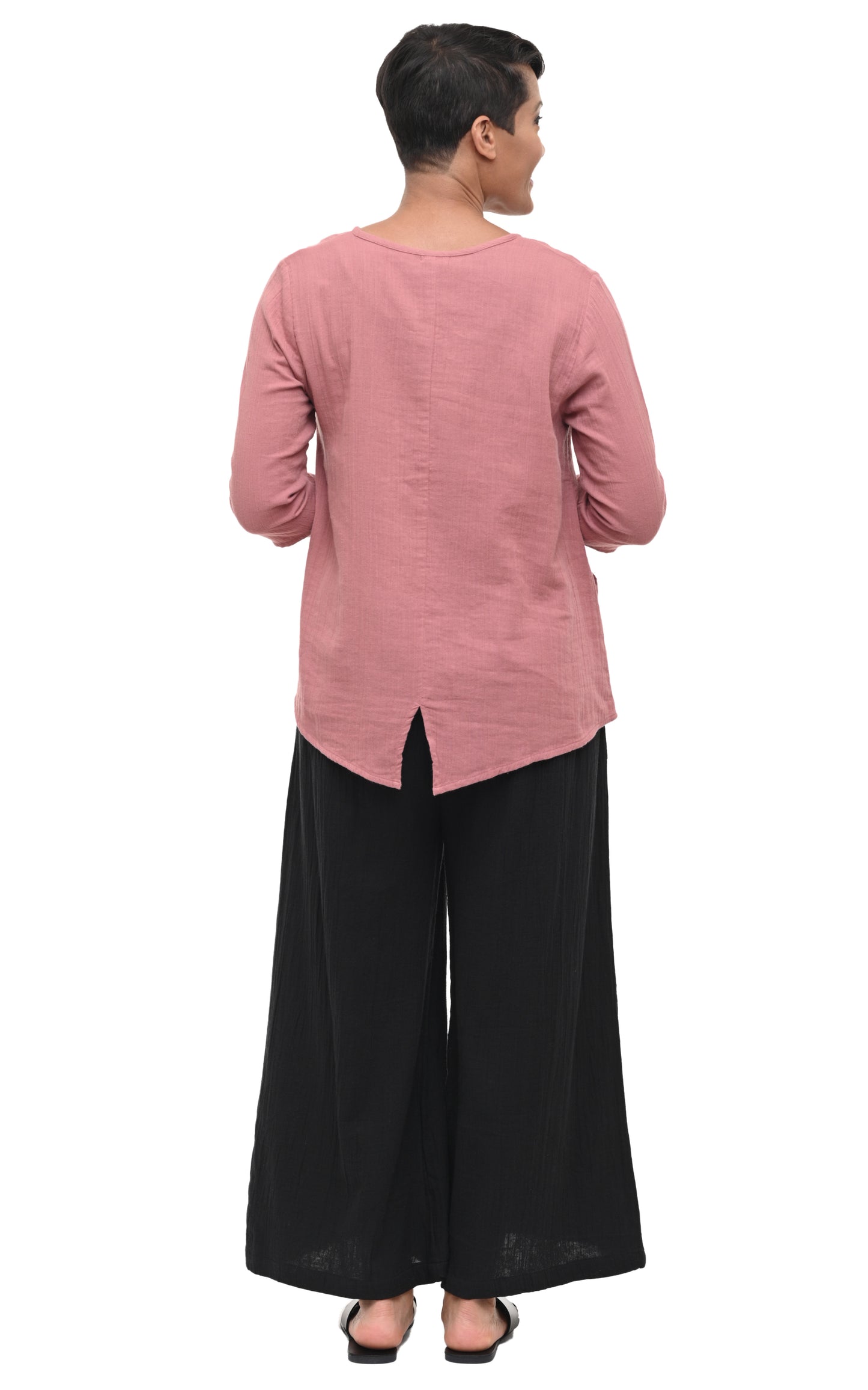 FINAL SALE VCG18 Carly Pullover Top in Rose*