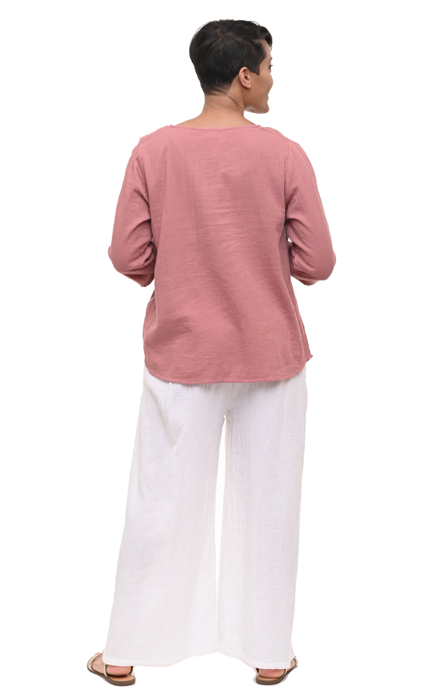 FINAL SALE VCG365 Olga Top in Rose*