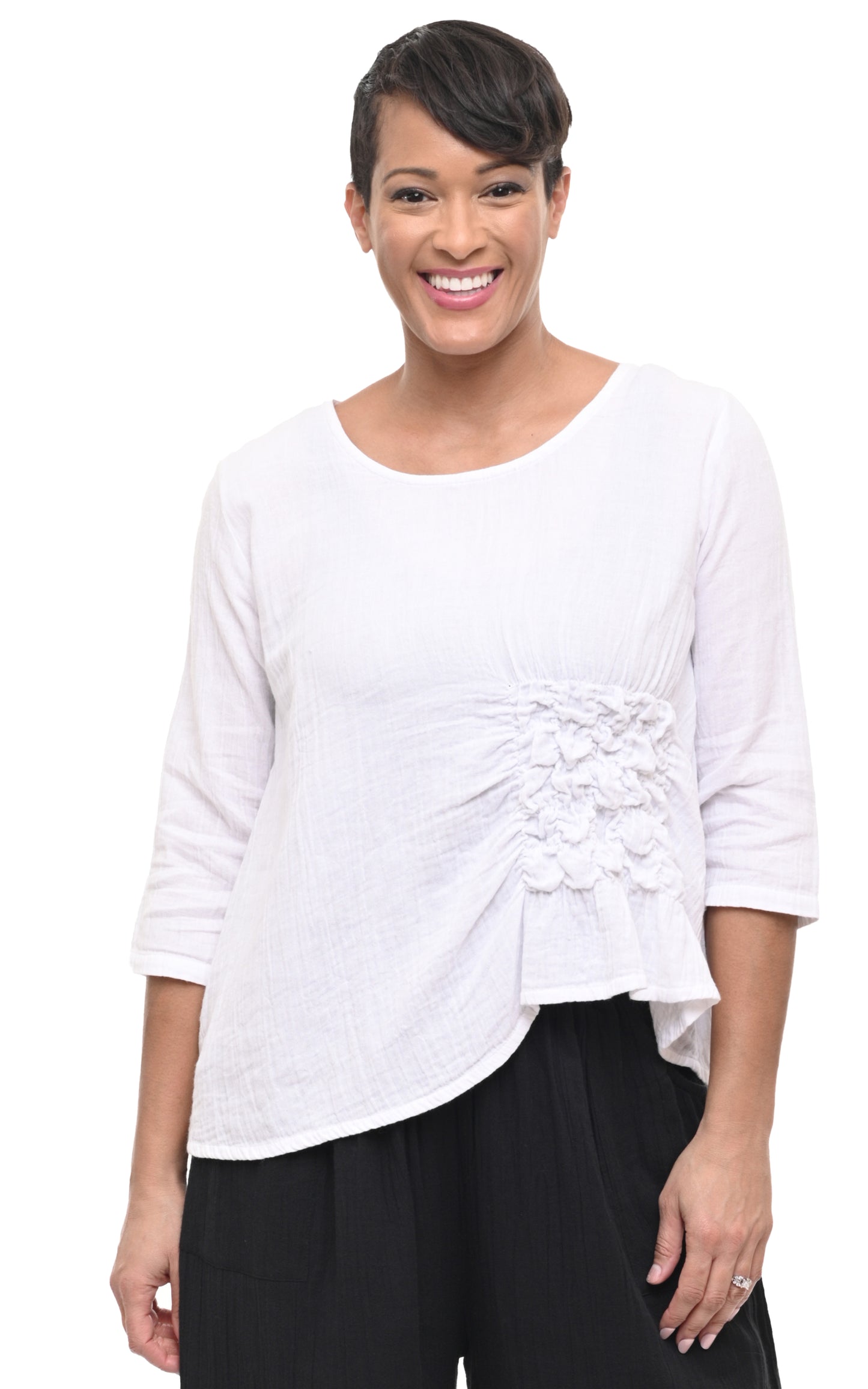 VCG365 Olga Top in White