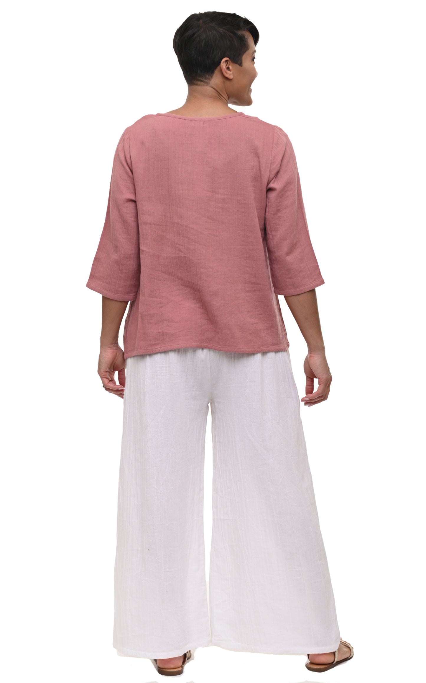 FINAL SALE VCG431 Adeline Pullover Top in Rose*