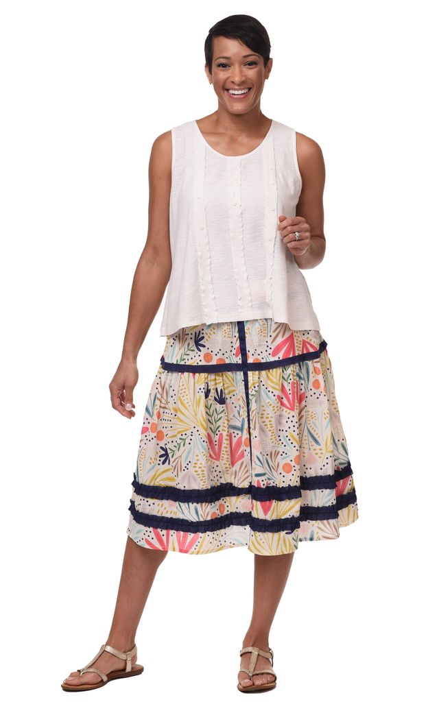 CV1155 Garden Skirt in Whimsy