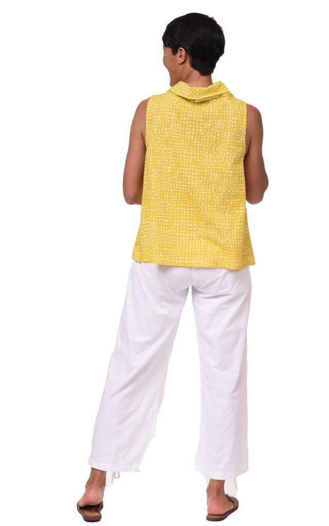 CV63 Leilani Top in Goldfish Dots