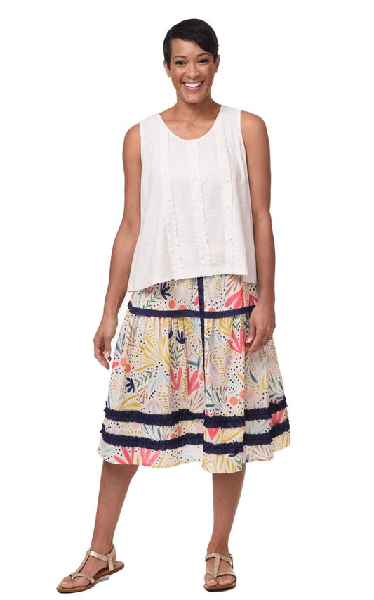 CV1155 Garden Skirt in Whimsy