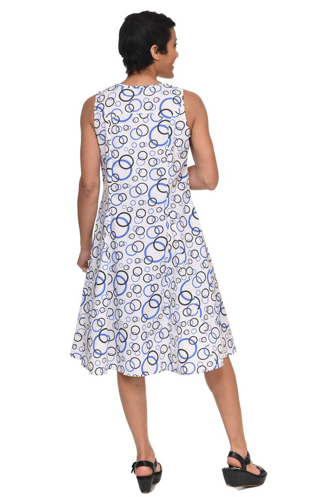 CV656  Poppie Dress in Blue Unity*