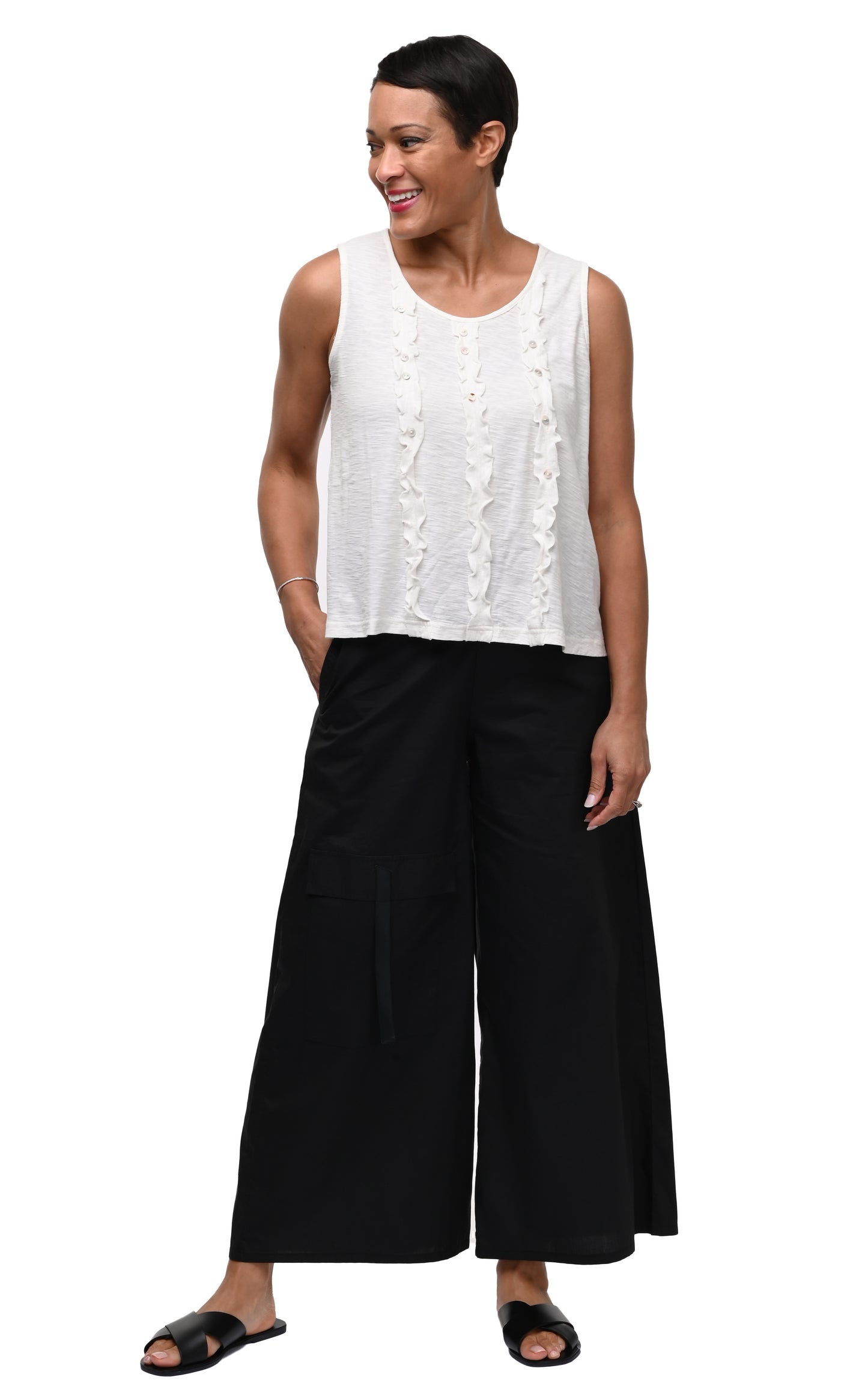 FINAL SALE SDC716 Karina Pant in Black*