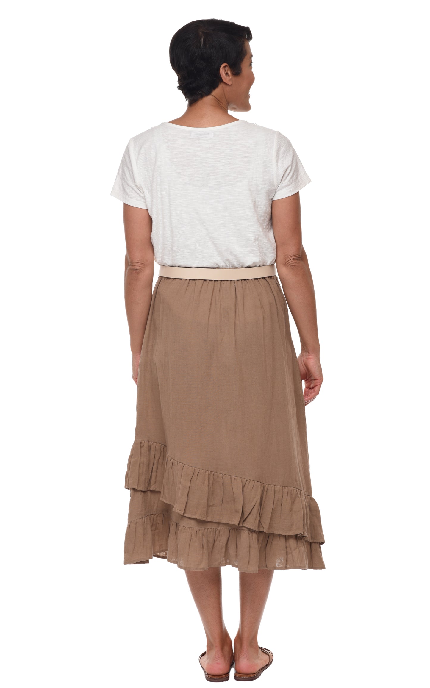 FINAL SALE VCG652 Erika Skirt in Sand*
