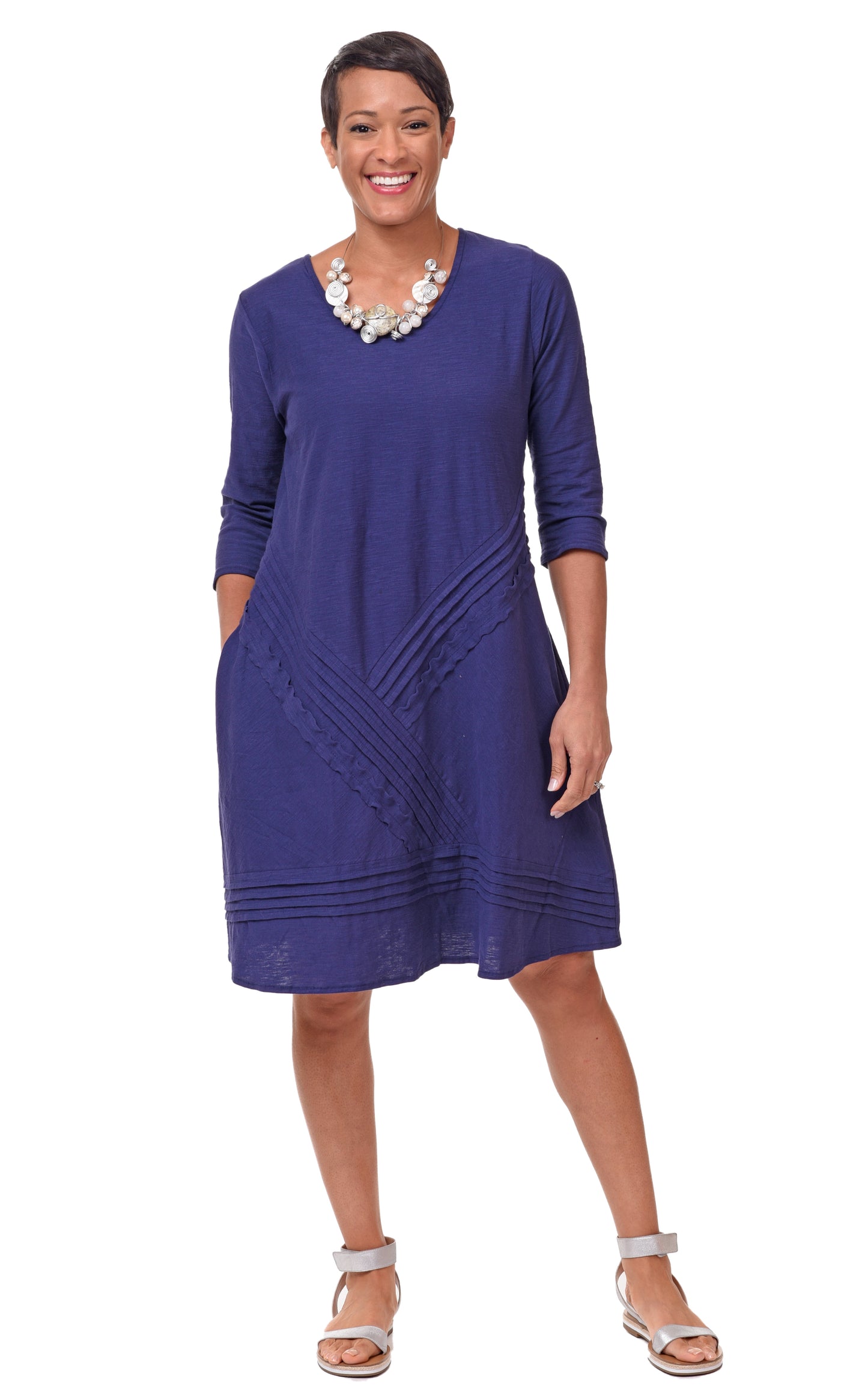 CS102 Urban Dress in Navy*