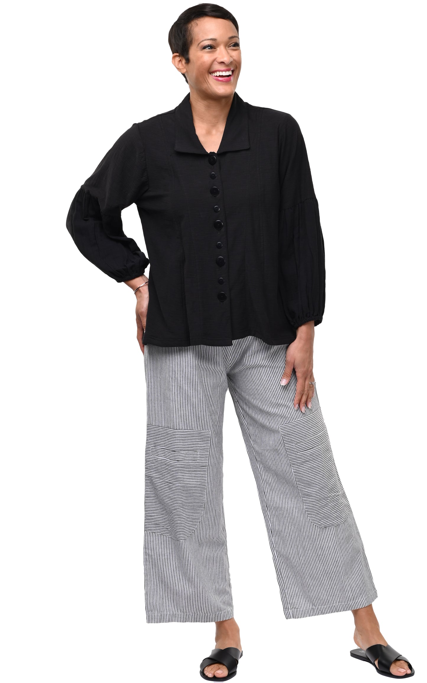 CS121 McKenna Blouse in Black*