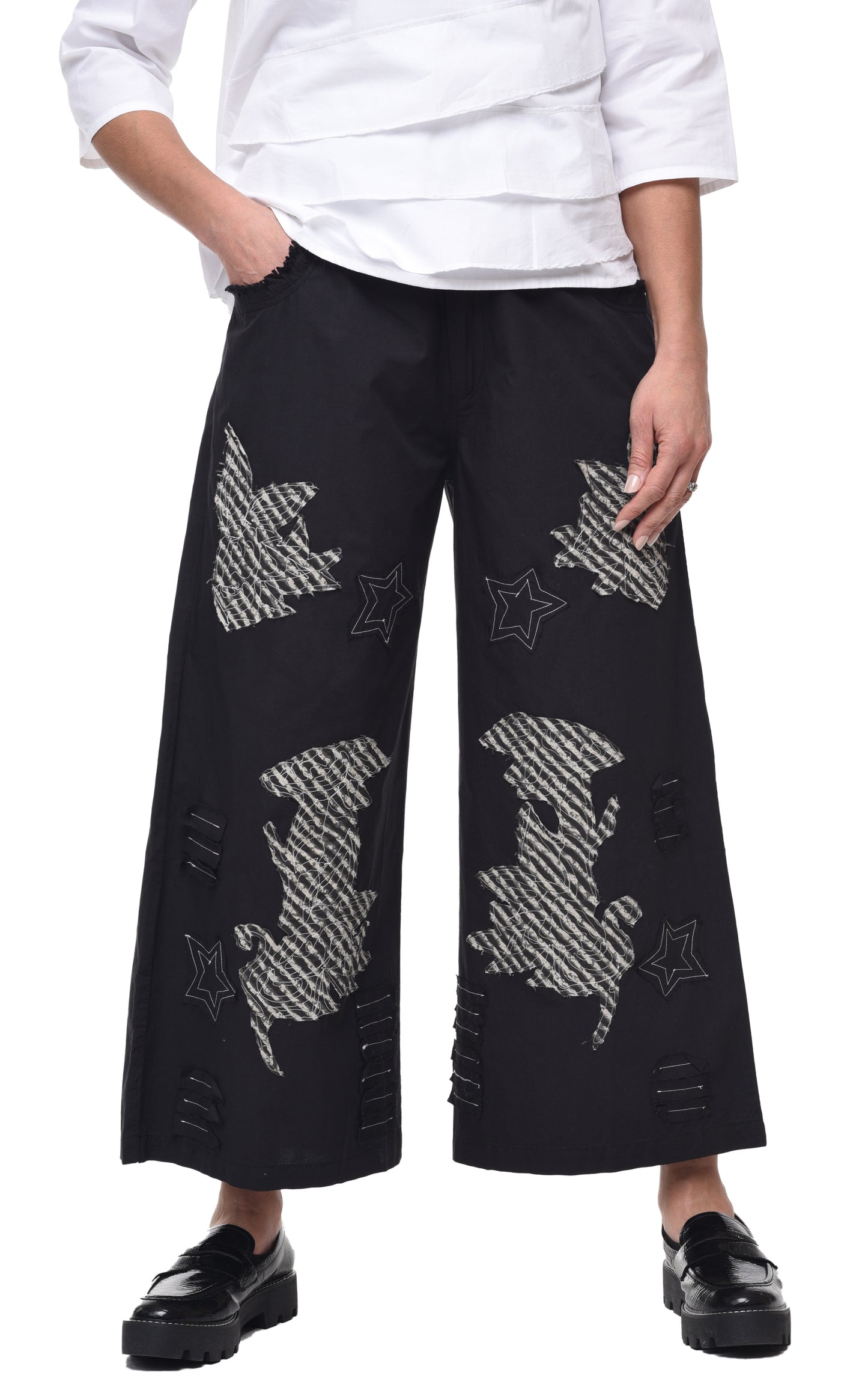 FINAL SALE CV1014 Arabella Pant in Black Radio*