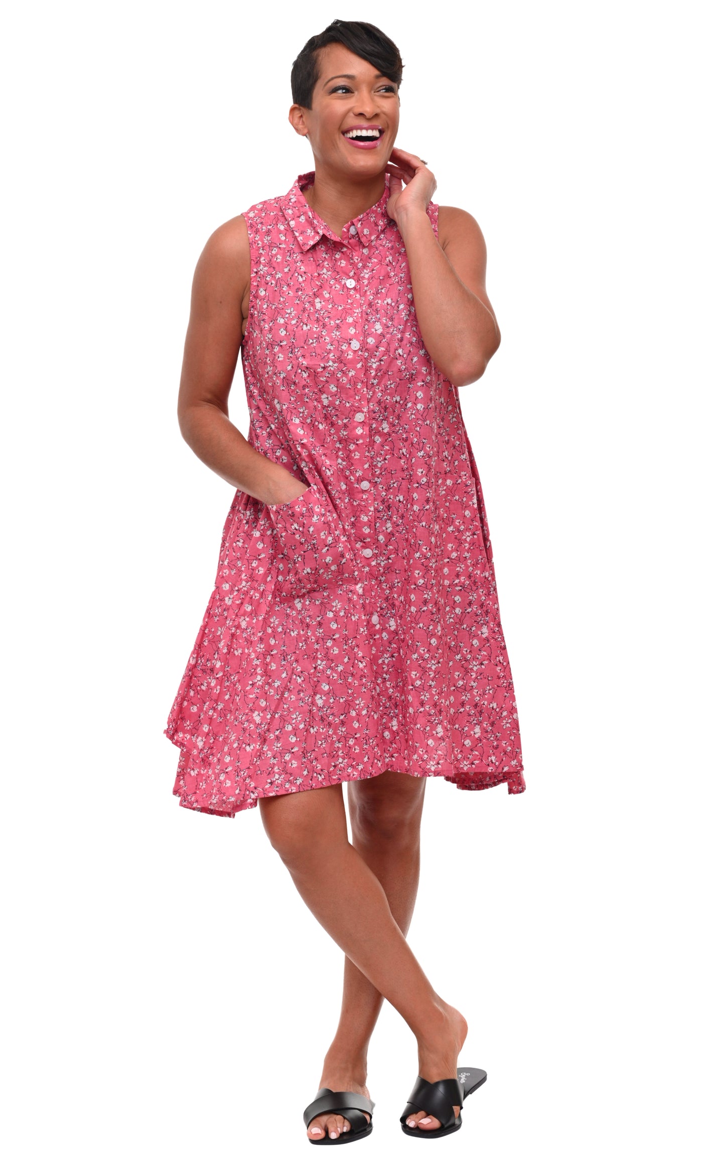 FINAL SALE CV1027 Bree Dress in Blossom*