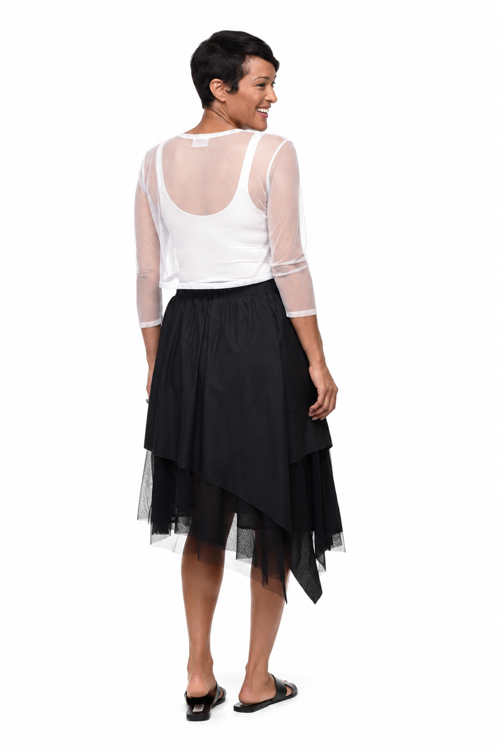FINAL SALE CV1031 Petra Skirt in Black*