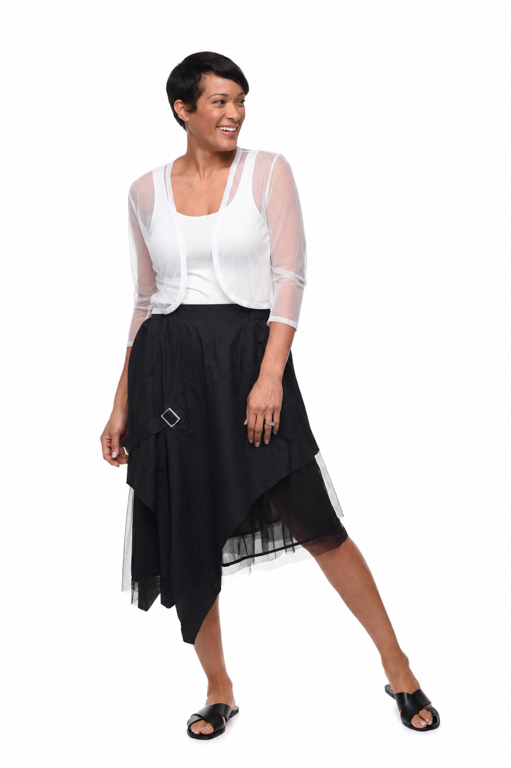 FINAL SALE CV1031 Petra Skirt in Black*
