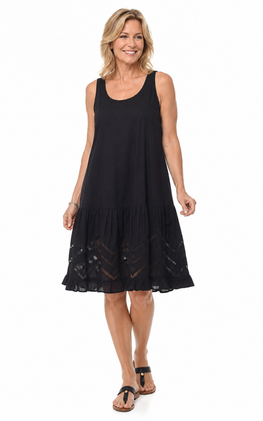 FINAL SALE CV1081 Margot Dress in Black*