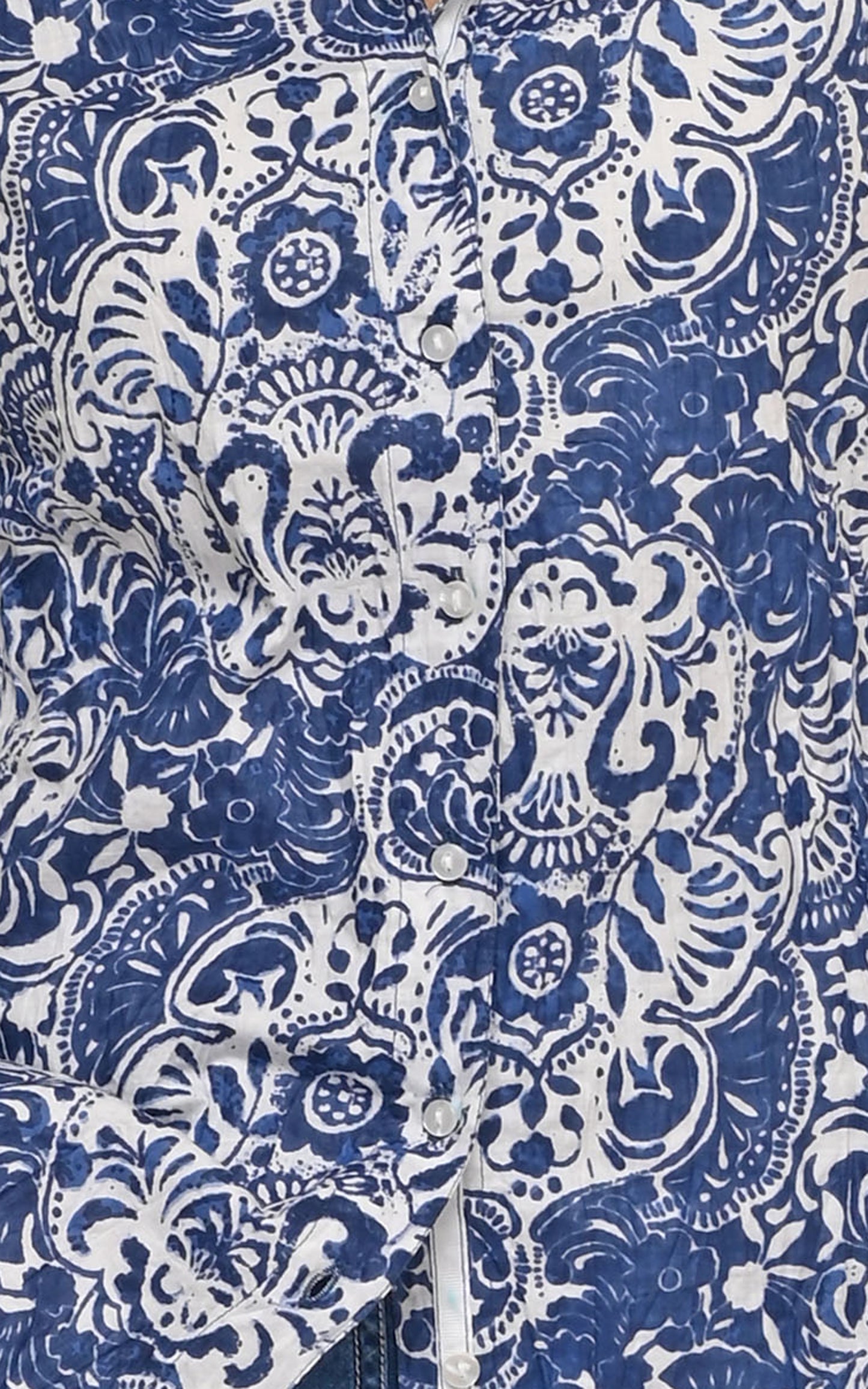 FINAL SALE CV1087 Gretchen Button Down in Huron**