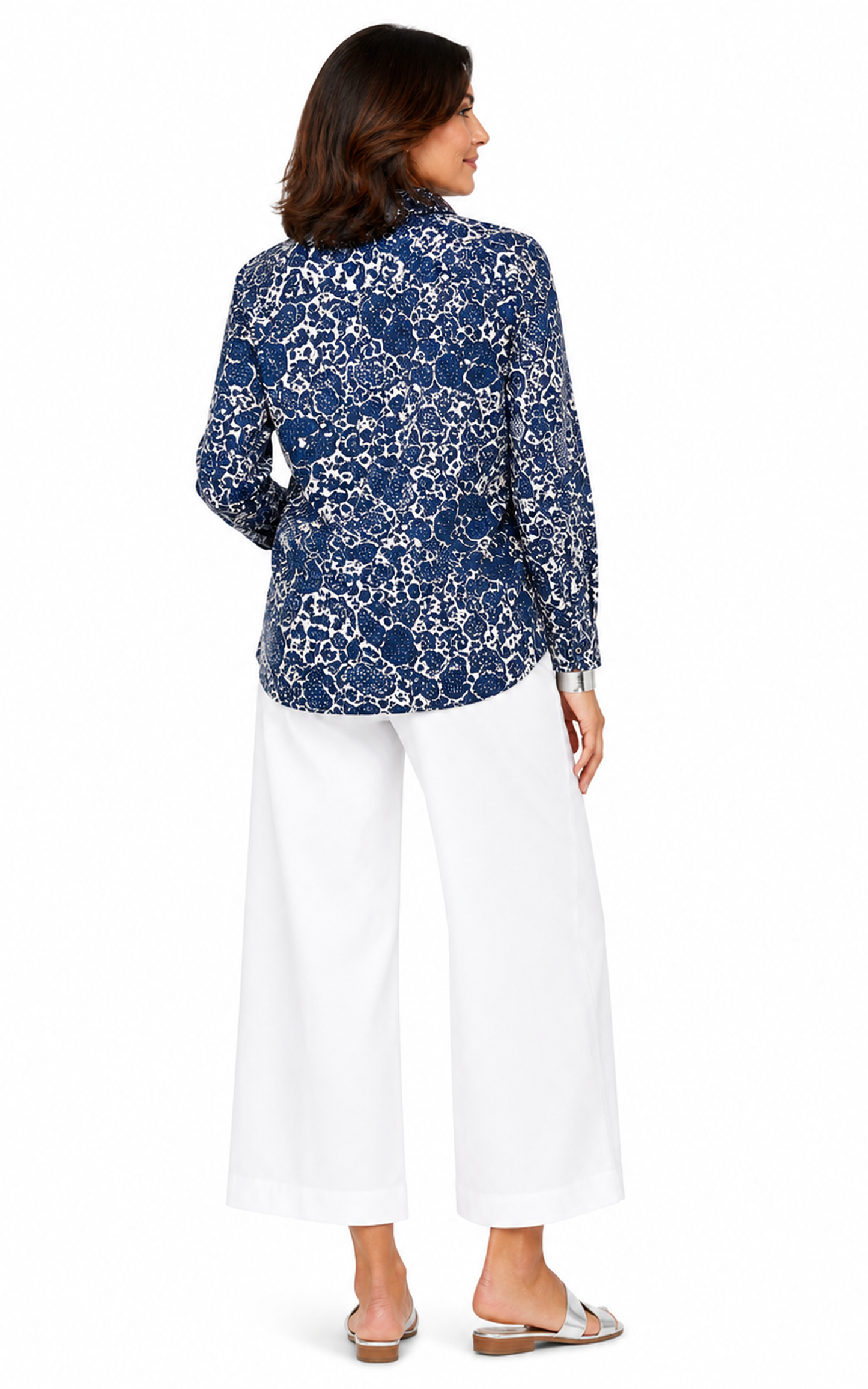 FINAL SALE CV1087 Gretchen Button Down in Huron**