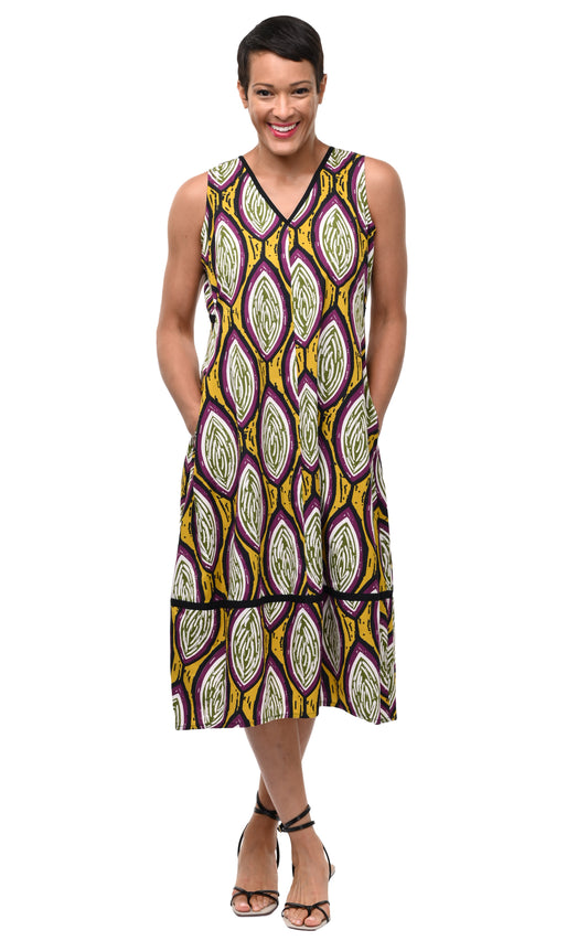 FINAL SALE CV1088 Patton Dress in Almonds*