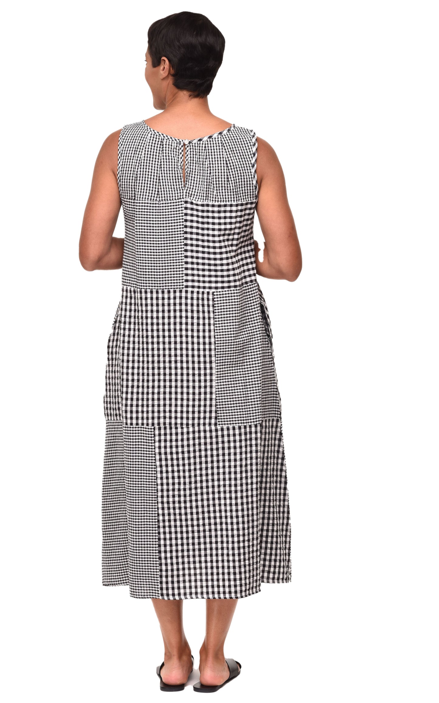 FINAL SALE CV1100 Bridgit Dress in Indy Stripes*
