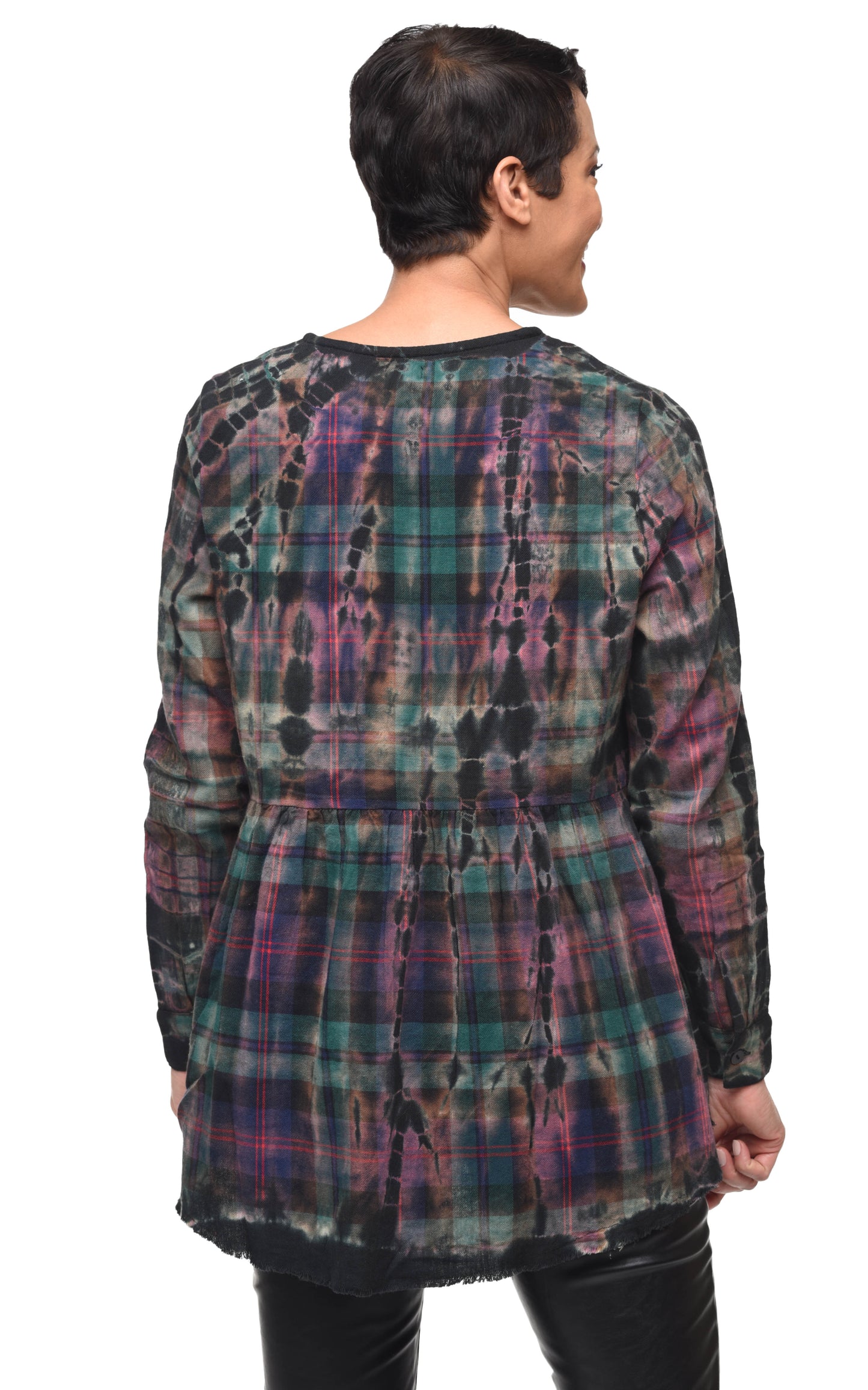 CV1150 Rosalinda Top in Peterhead Flannel*