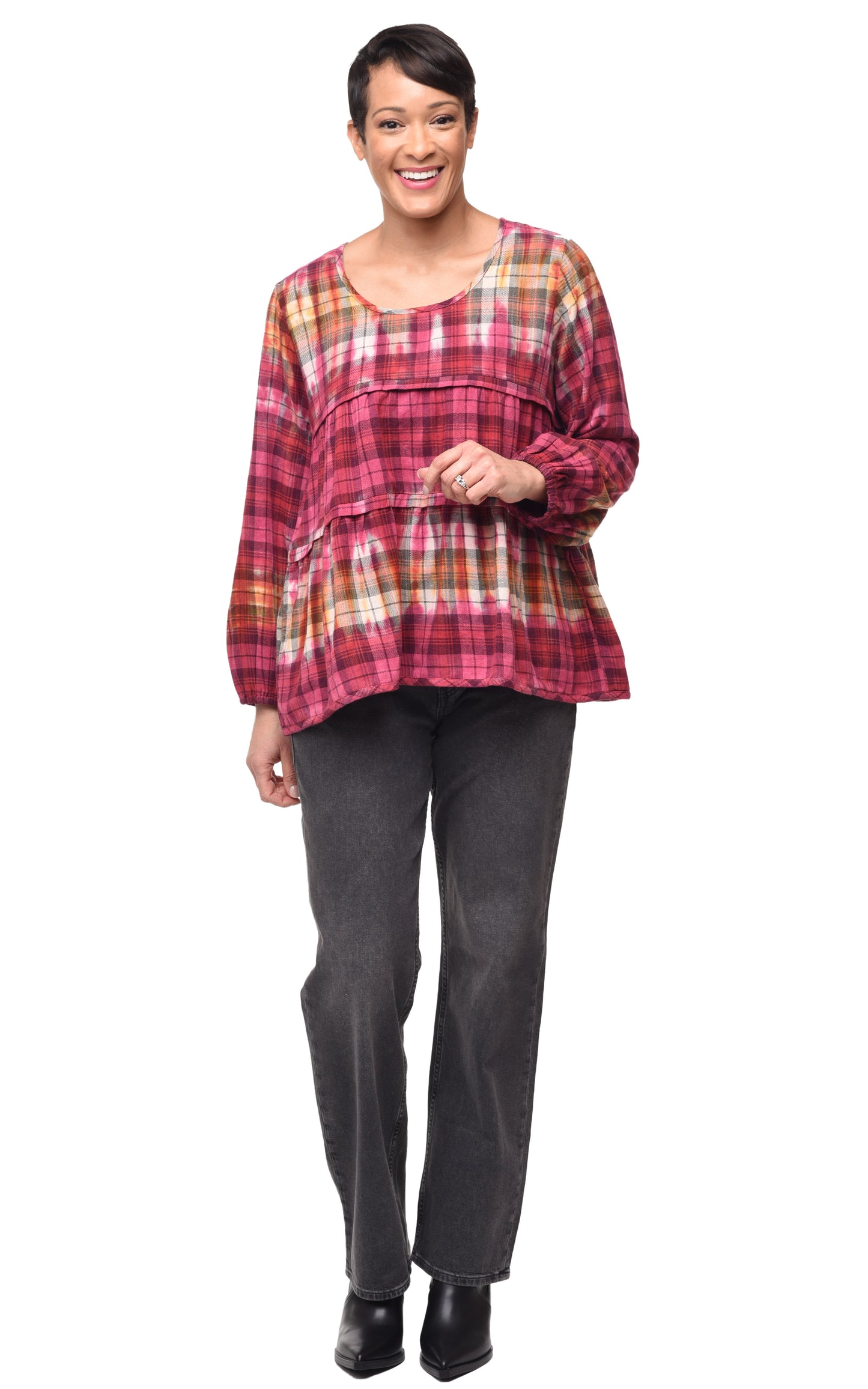 CV1151 Noelle Top in Clydebank Flannel*