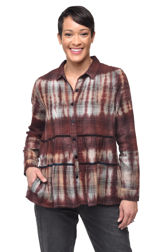 CV1153 Alicia Top in Bonnybridge Flannel*