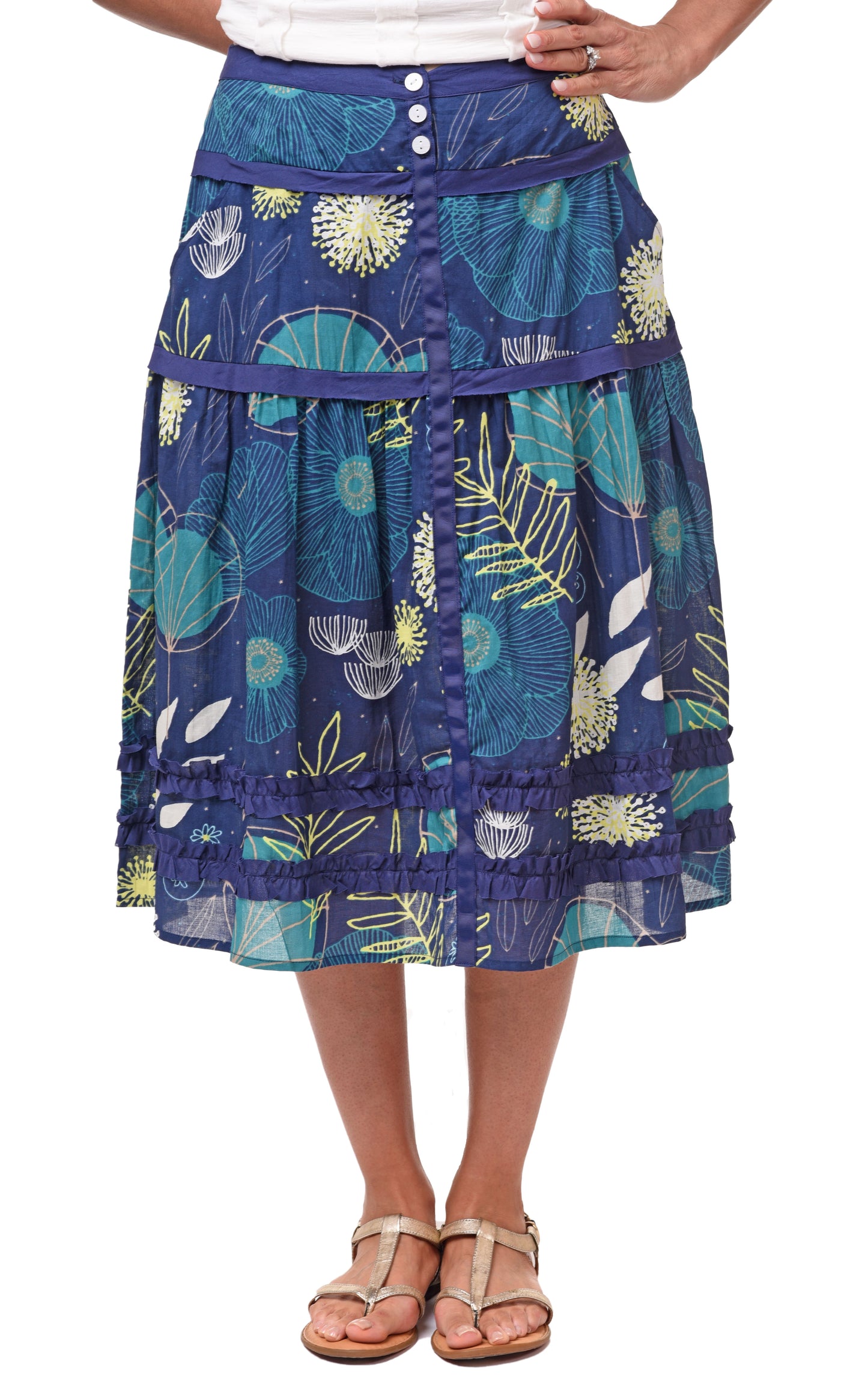 FINAL SALE CV1155 Garden Skirt in Portland*