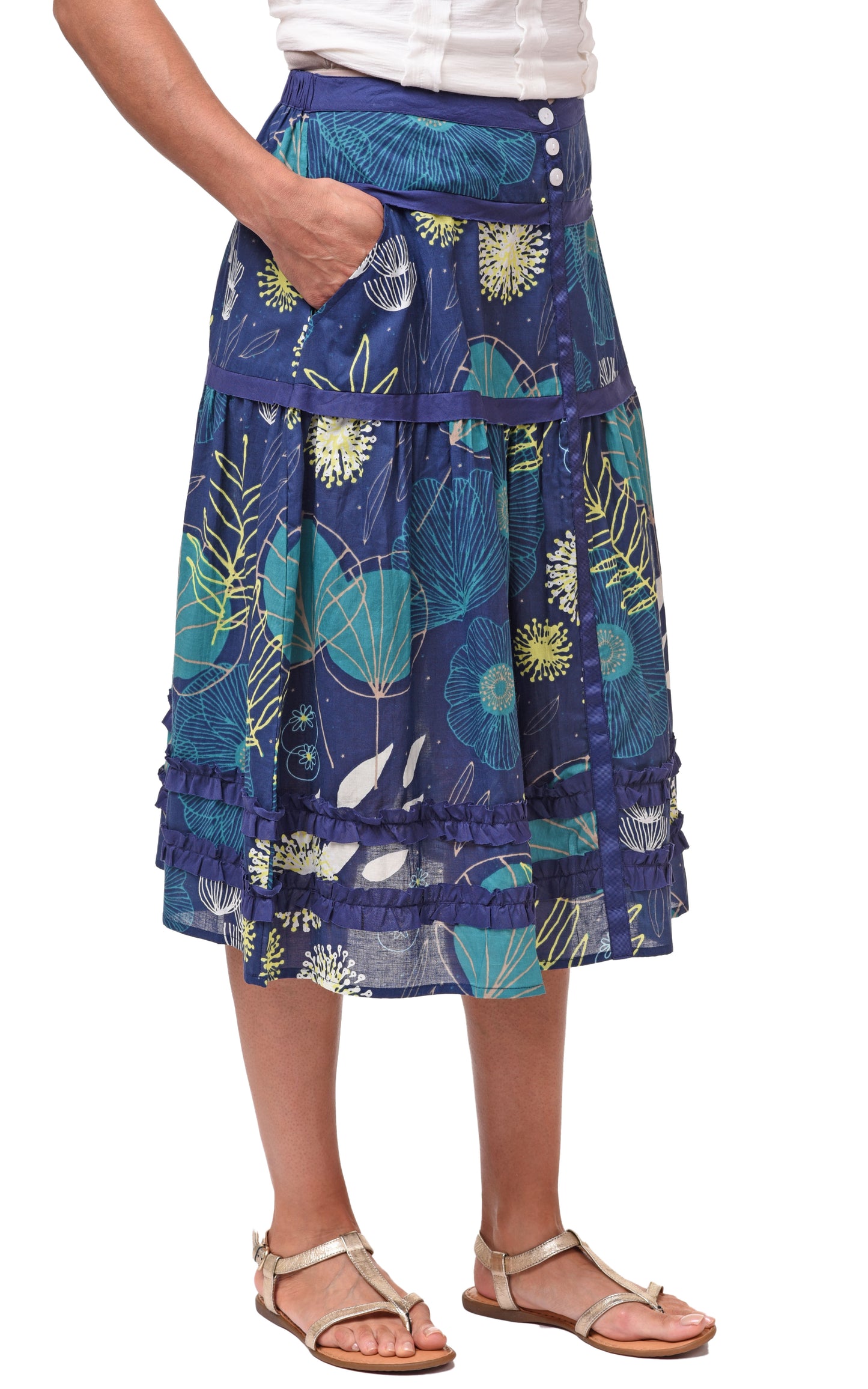FINAL SALE CV1155 Garden Skirt in Portland*