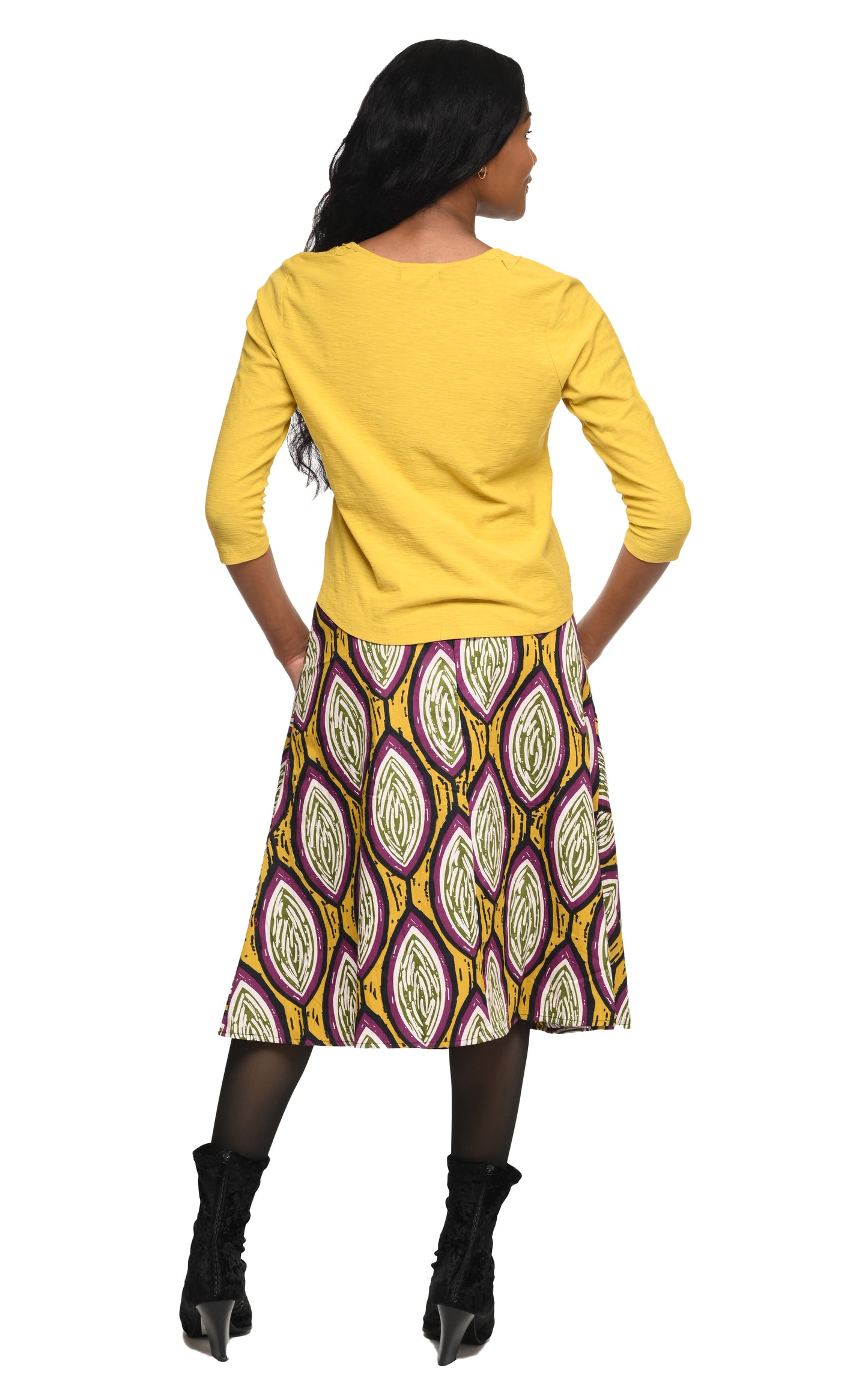 CS123 Bowen Top in Oil Yellow*