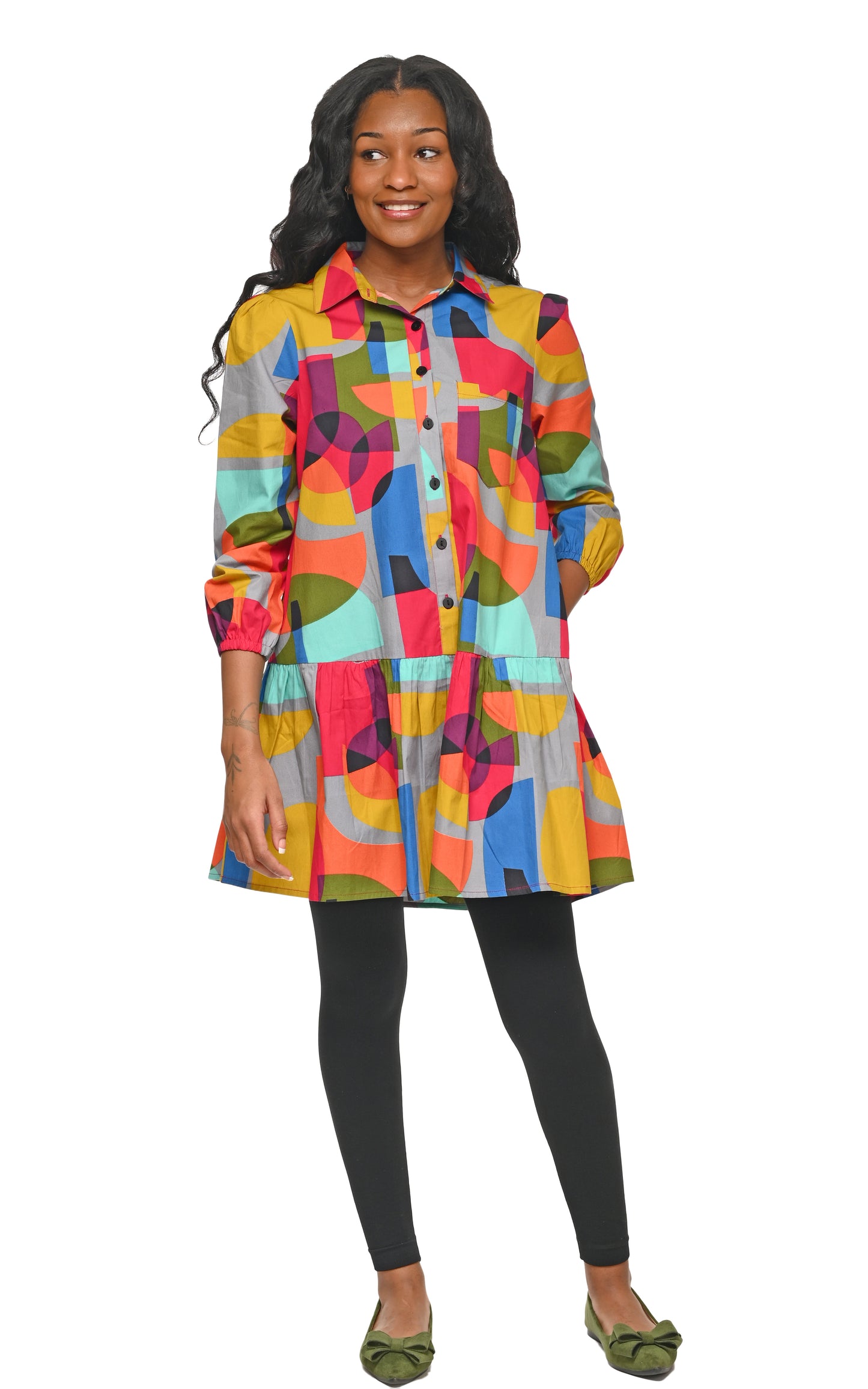 FINAL SALE CV1191 Arbor Dress in Kaleidoscope*
