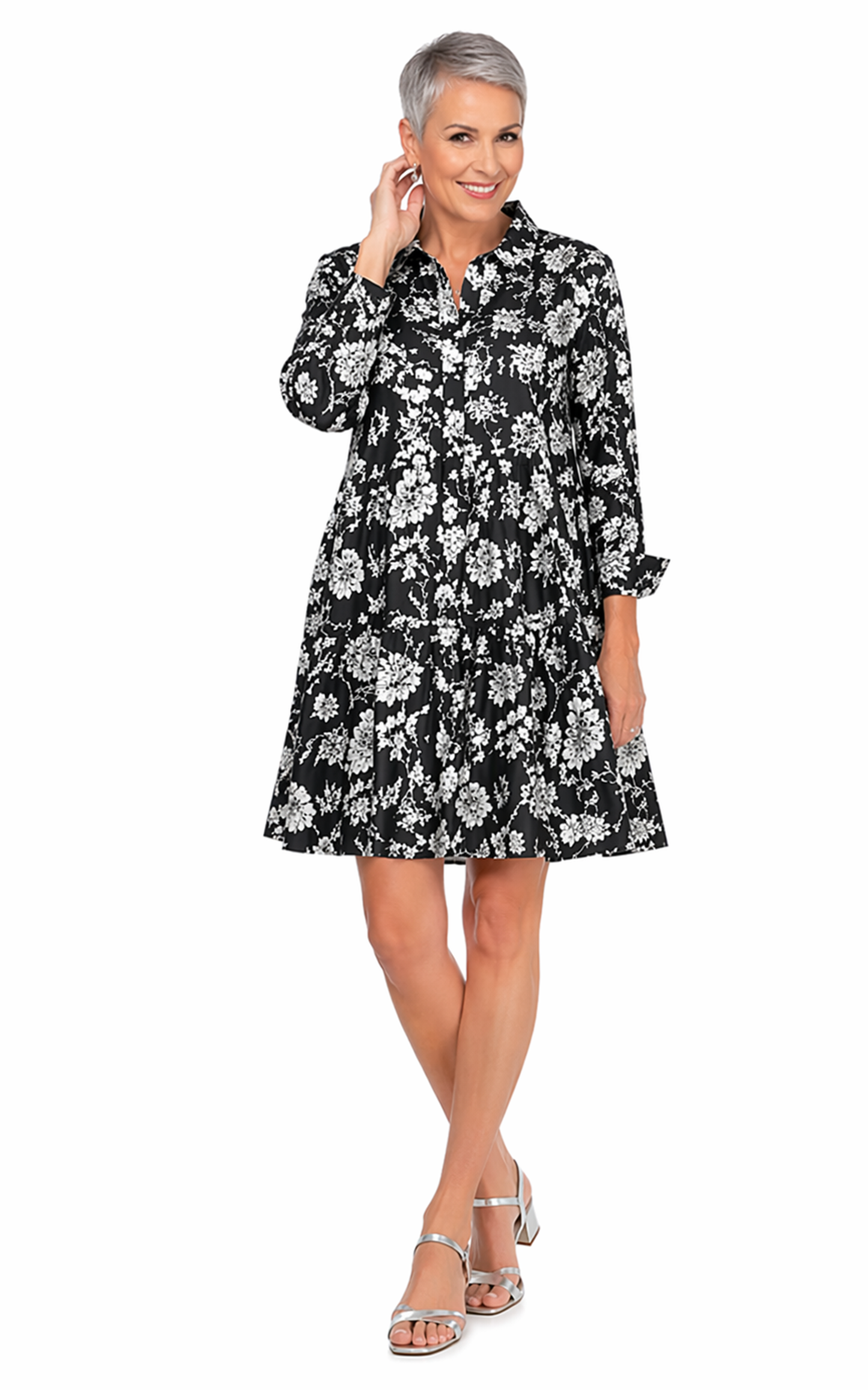 FINAL SALE CV1191 Arbor Dress in Harvest Floral*