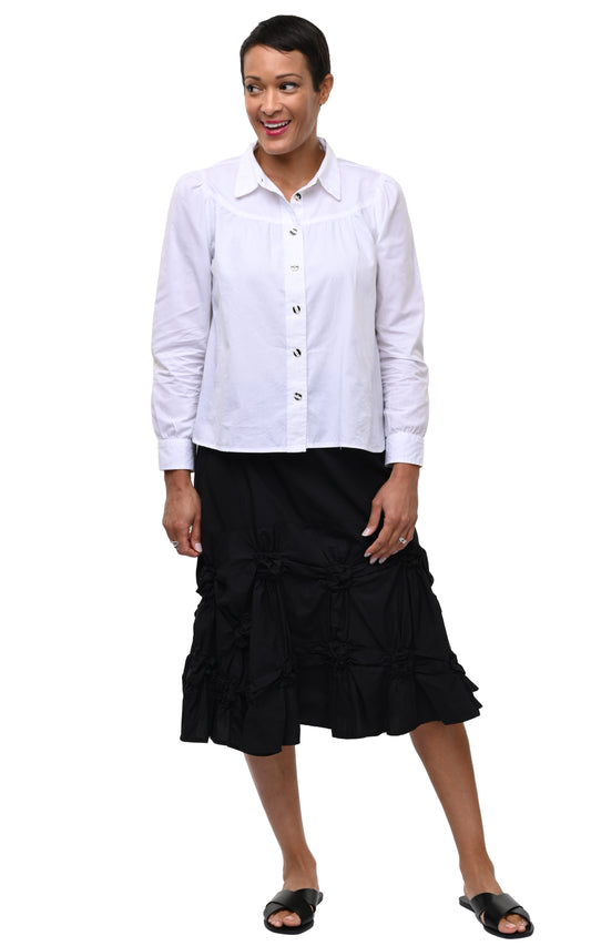 CV1192 Sadie Blouse in White***