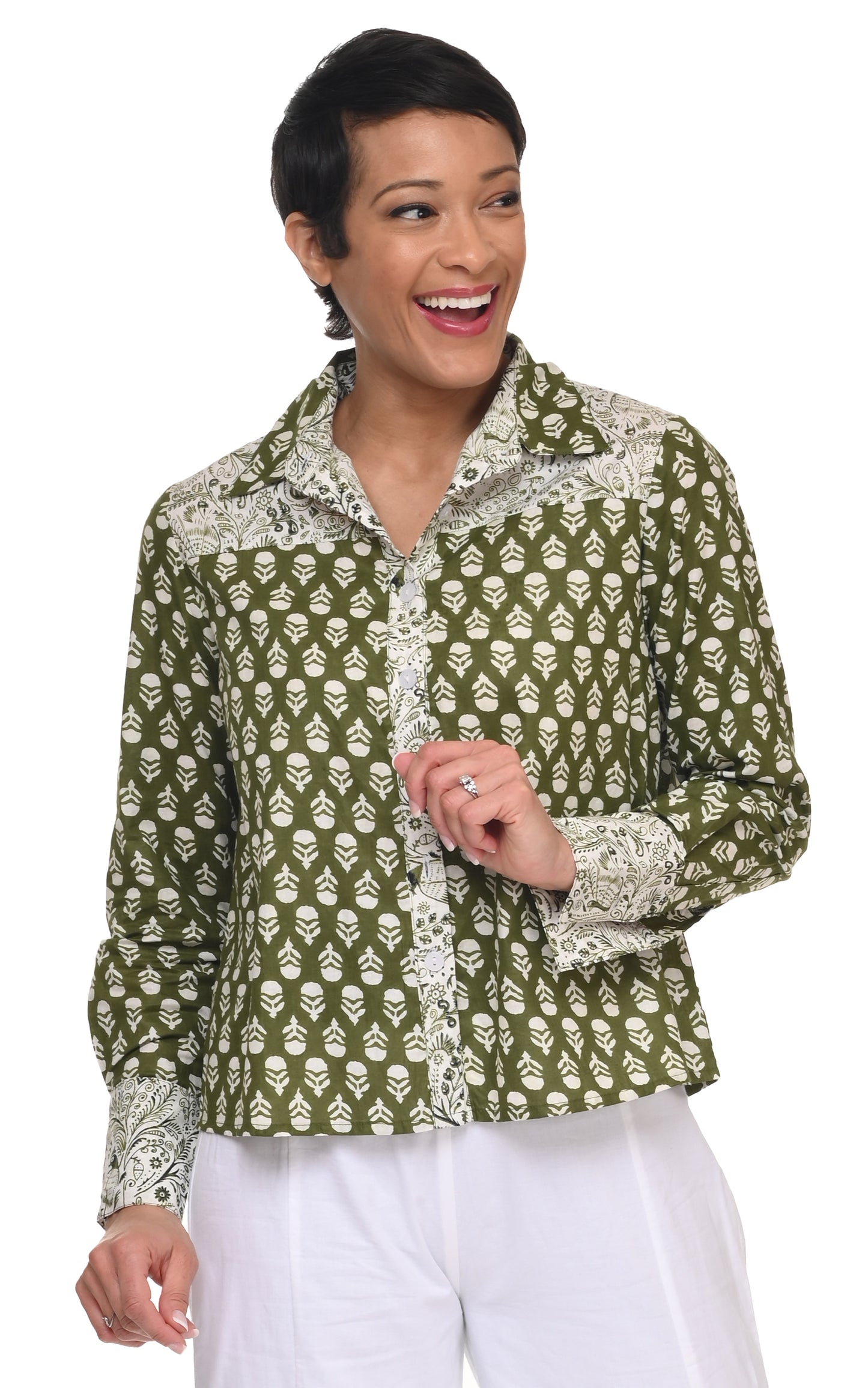 CV1195 Melody Blouse in Acorns*