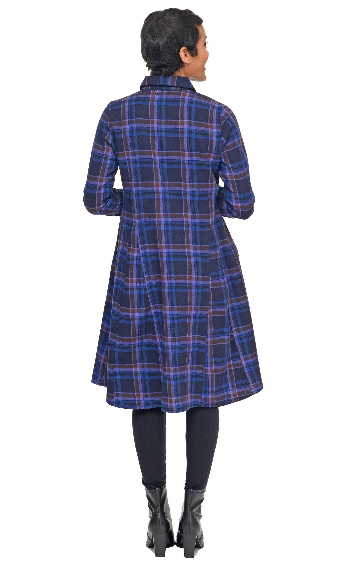 FINAL SALE CV1208 Sheridan Dress in Munich Flannel *
