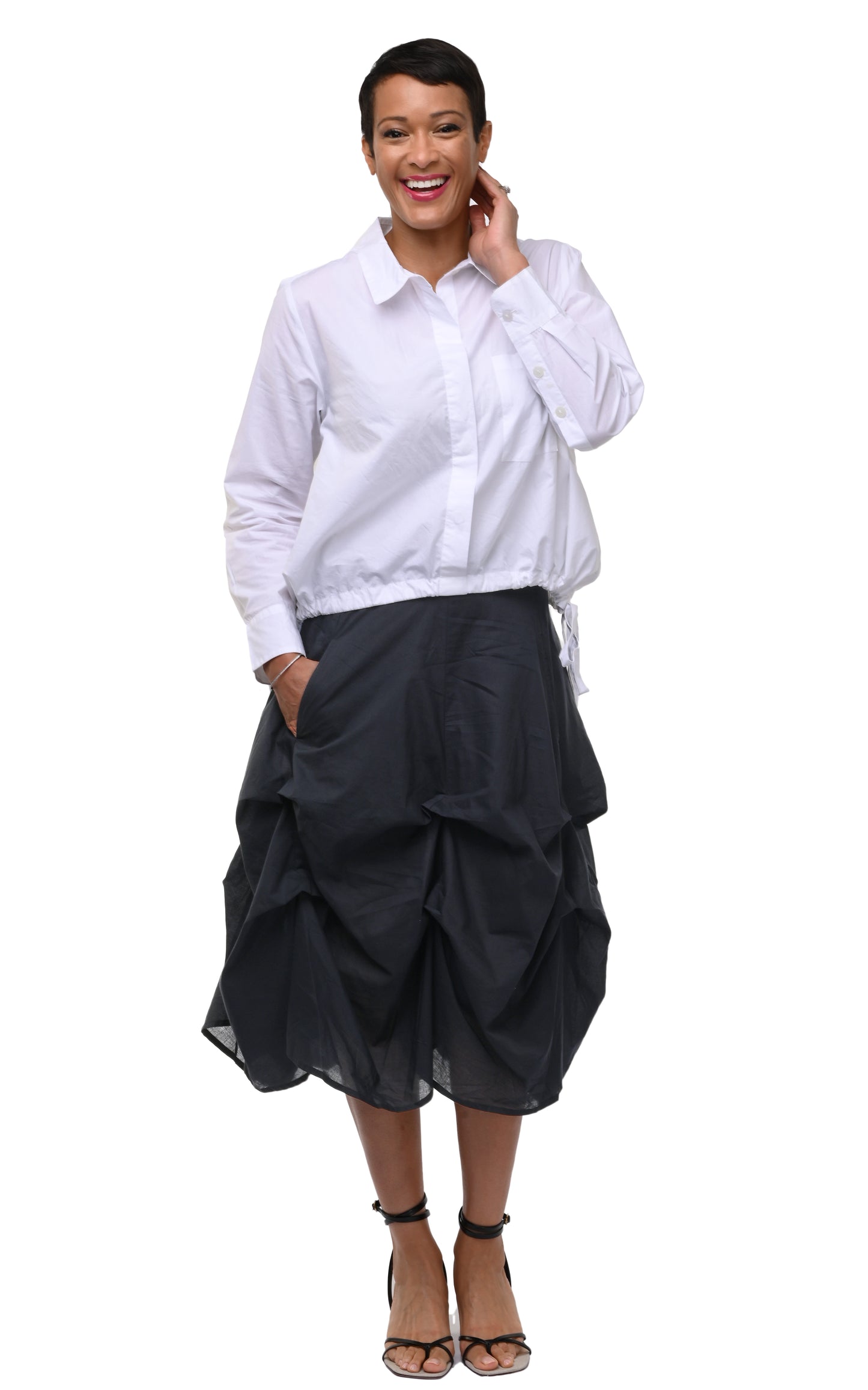 CV1227 Sardinia Blouse in White*