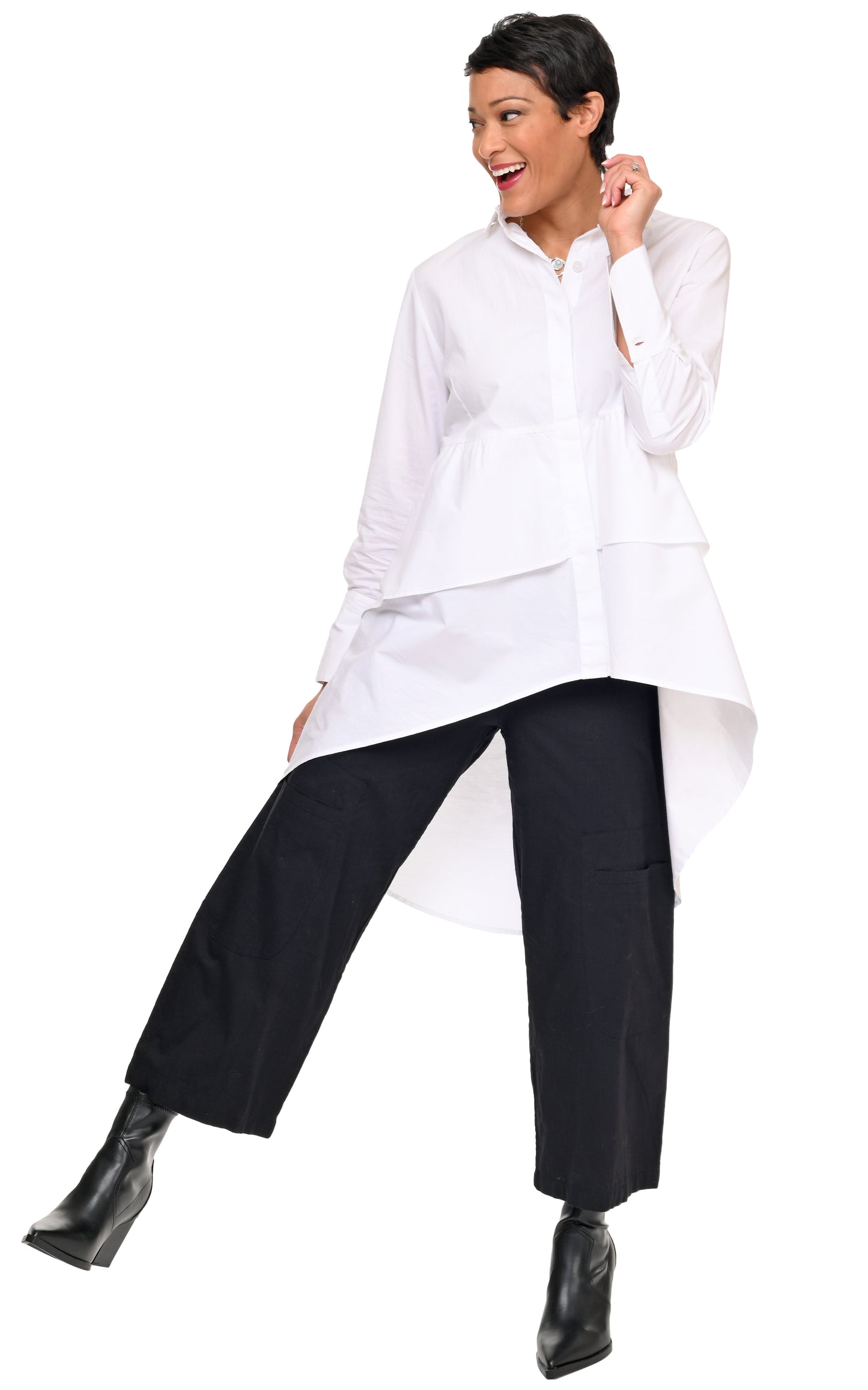 CV1232 Diana Blouse in White*
