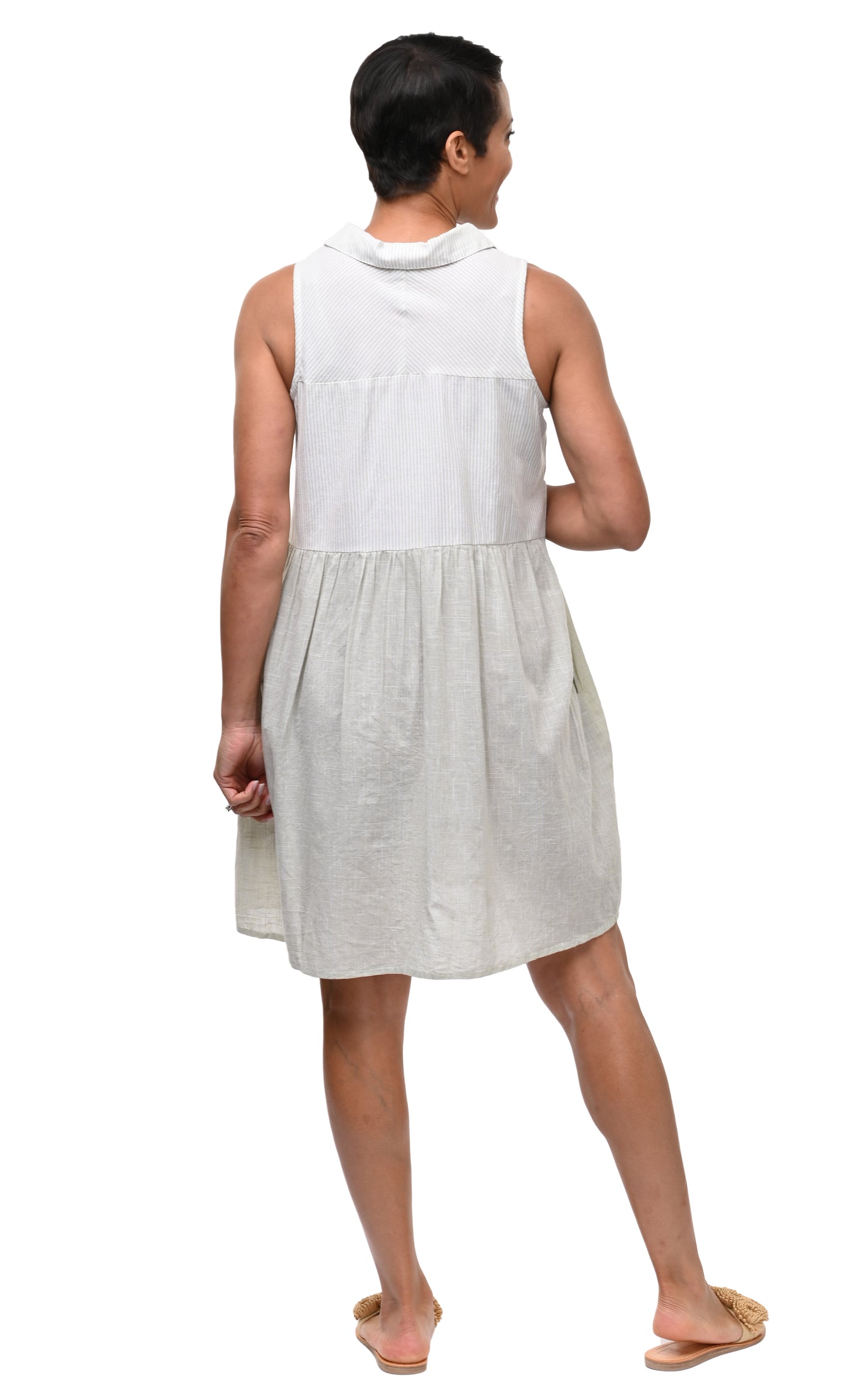 CV1235 Amelia Dress in Sage Multi*