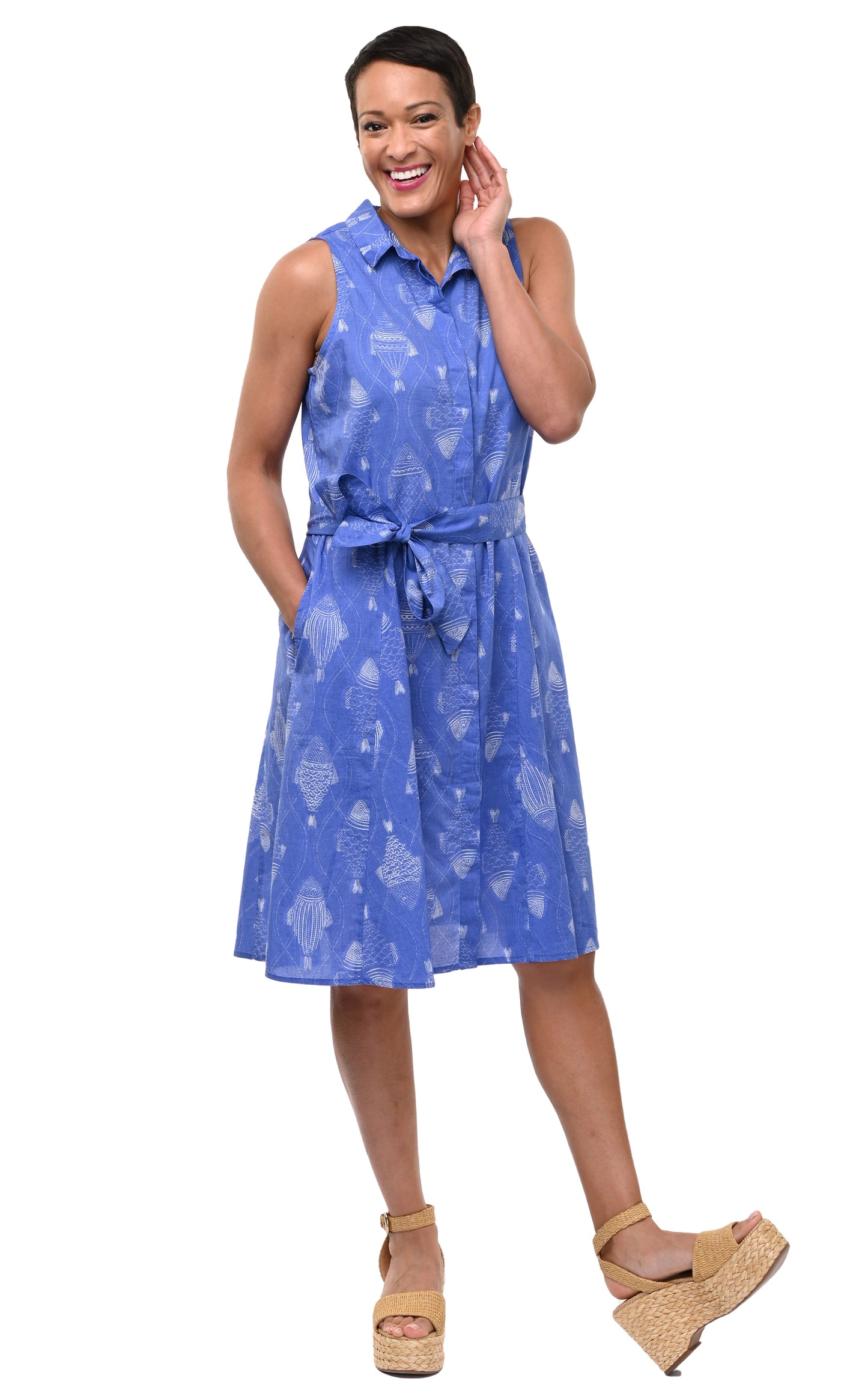 CV1260 Christine Dress in Go Fish*