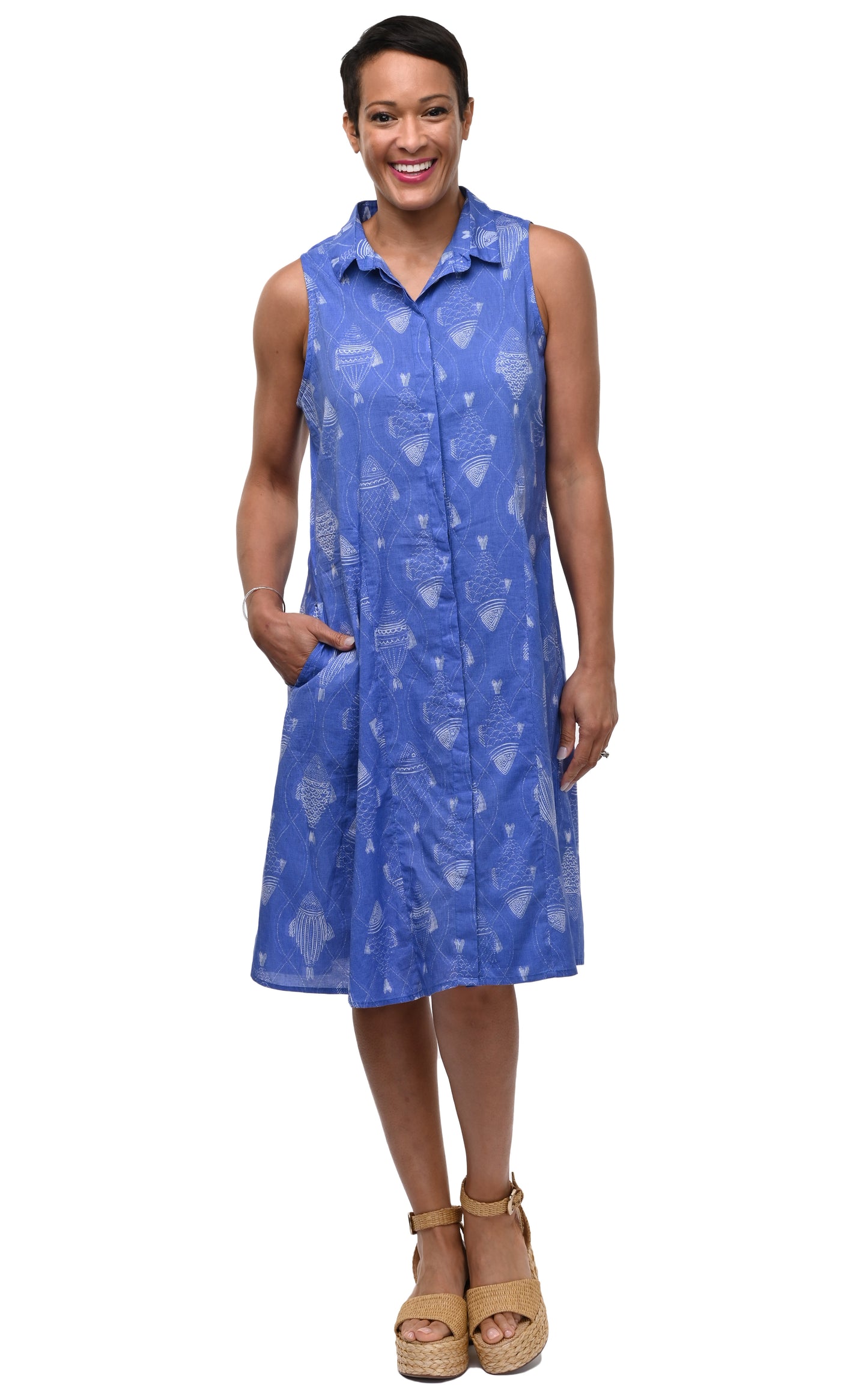CV1260 Christine Dress in Go Fish*