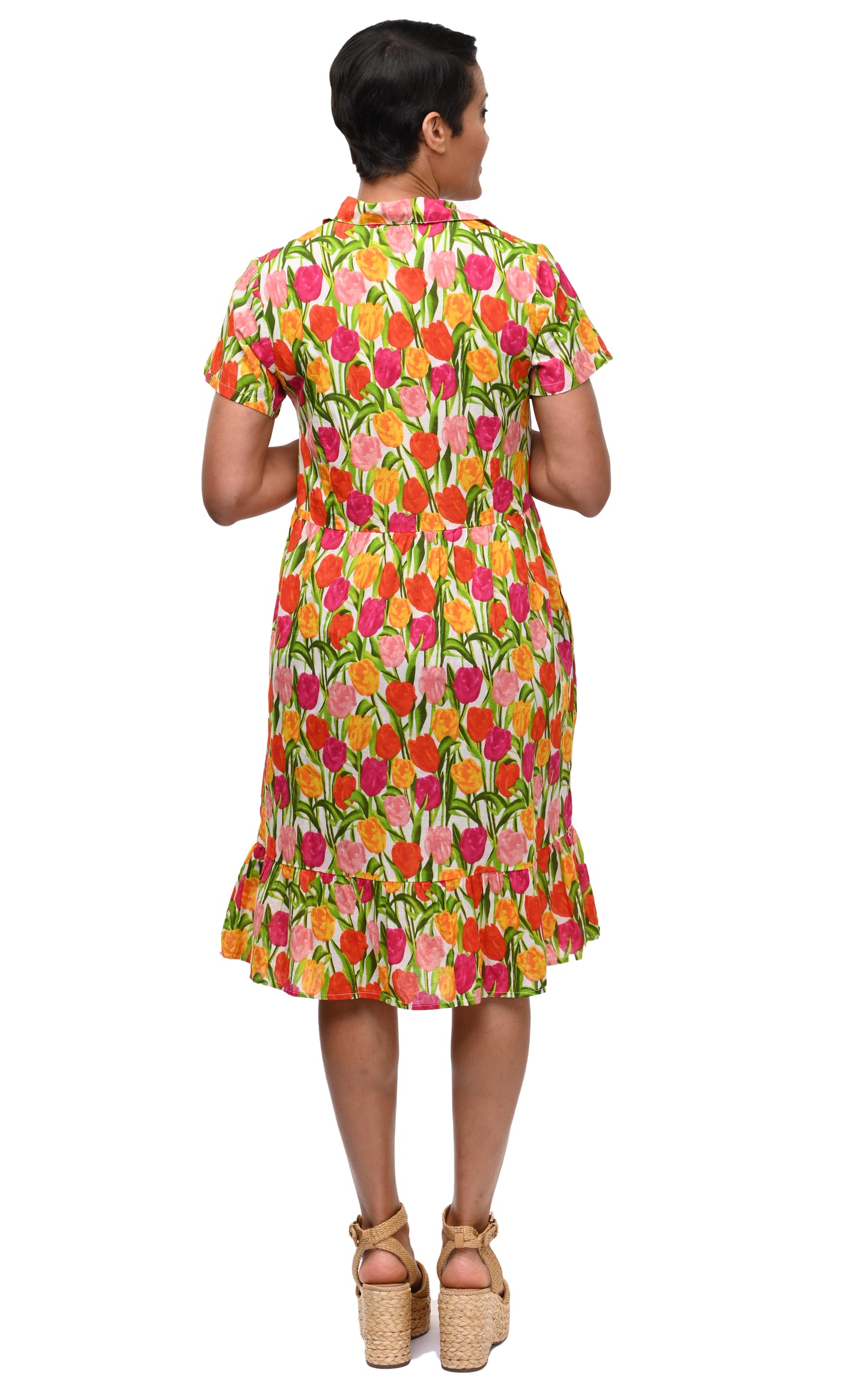 CV1261 Britney Dress in Tulips*