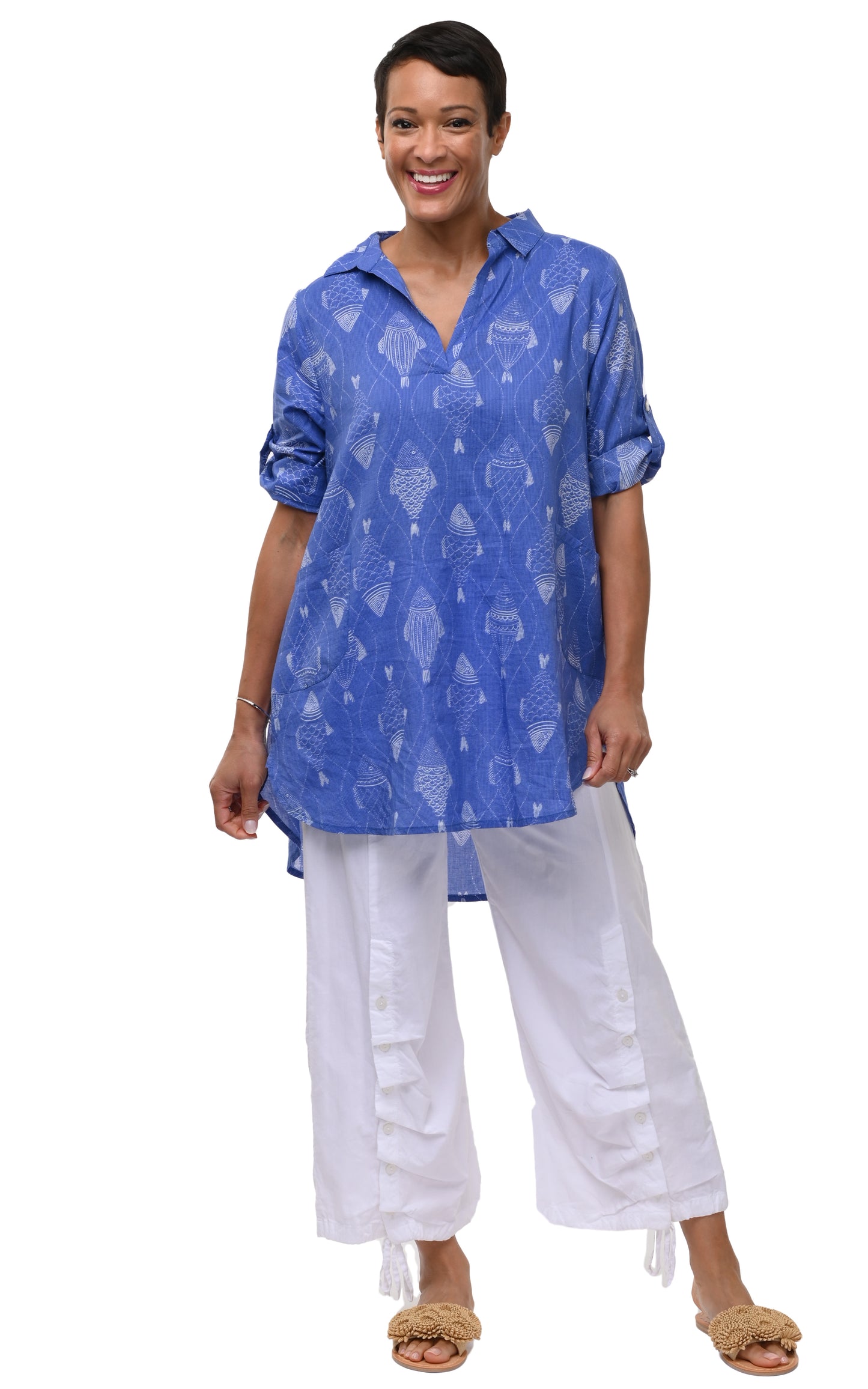 CV1265 York Tunic in Go Fish*