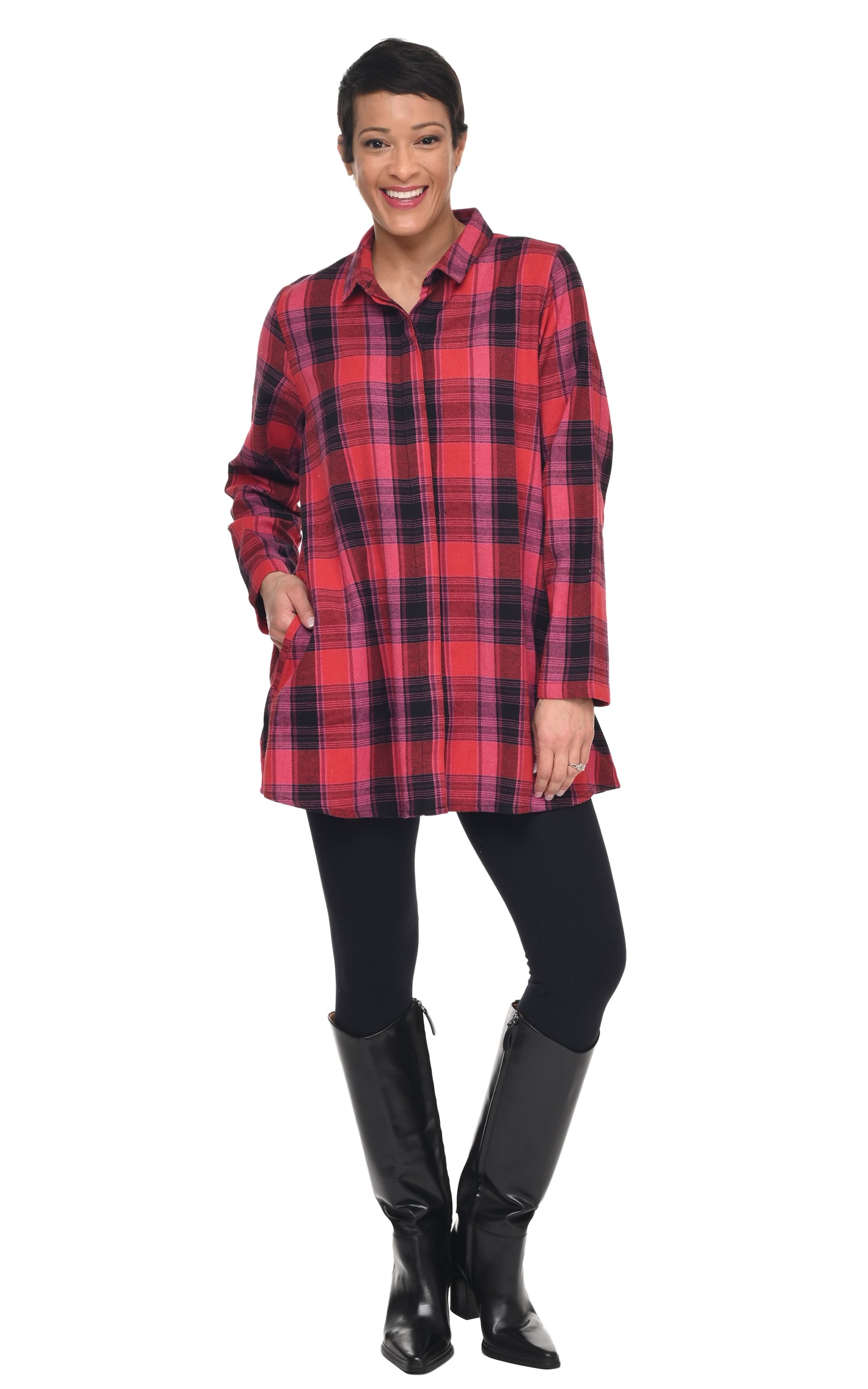 FINAL SALE CV133 Logan Button Down in Copenhagen Flannel*