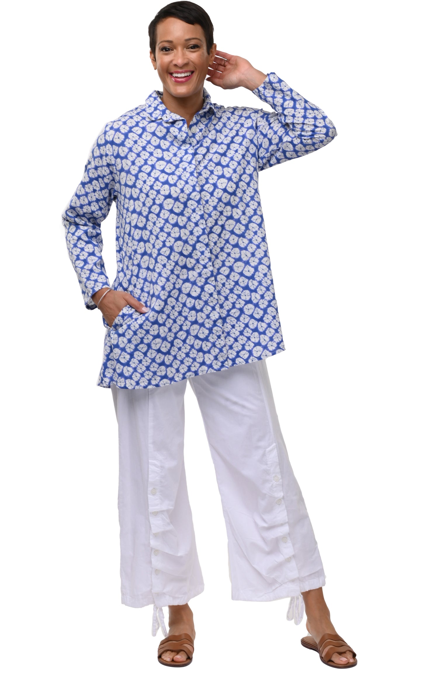 CV133 Logan Button Down in Sand Dollars*